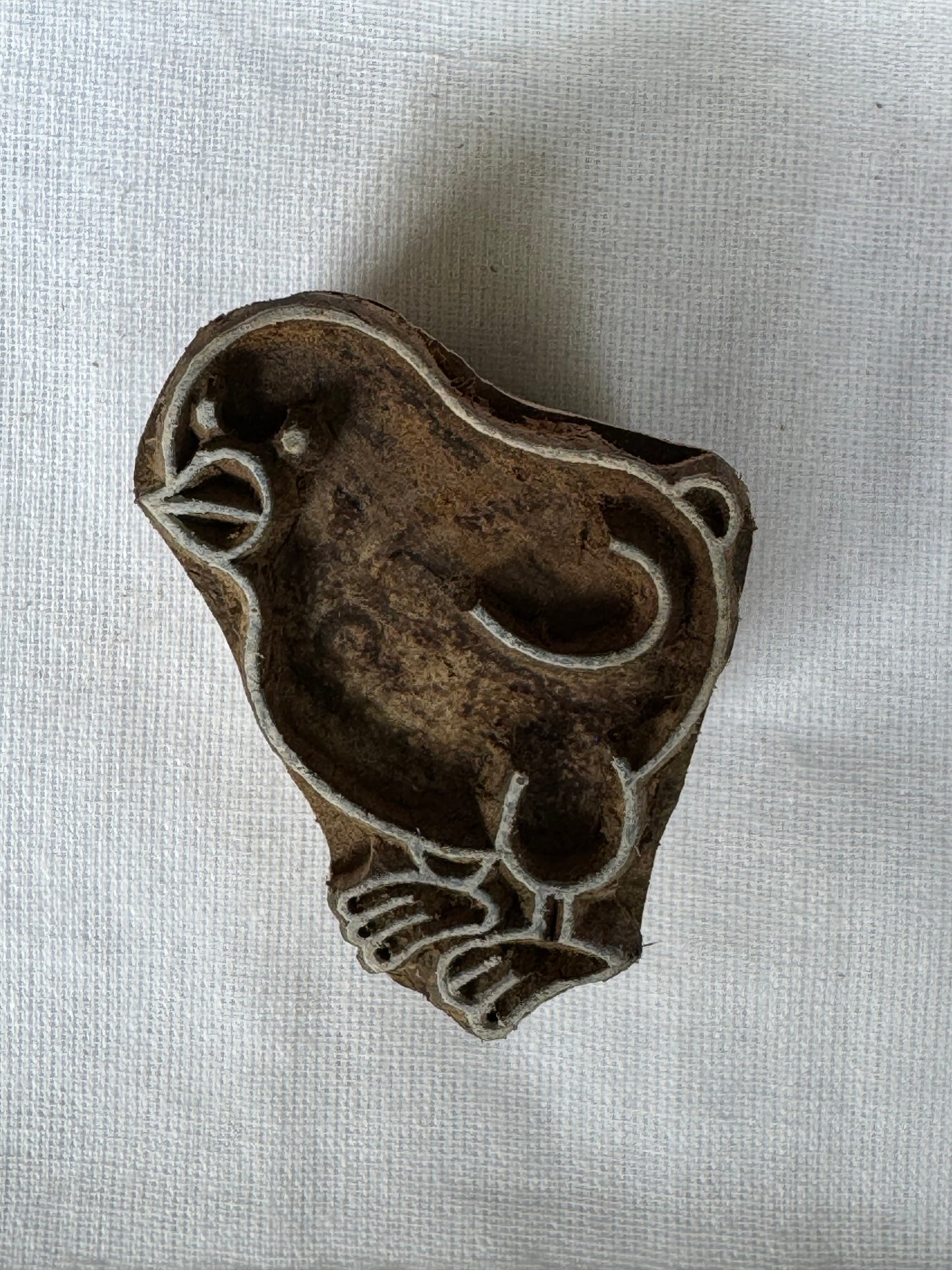 Animals n birds designs wooden hand carved blocks for printing and decor - cute gifts for children