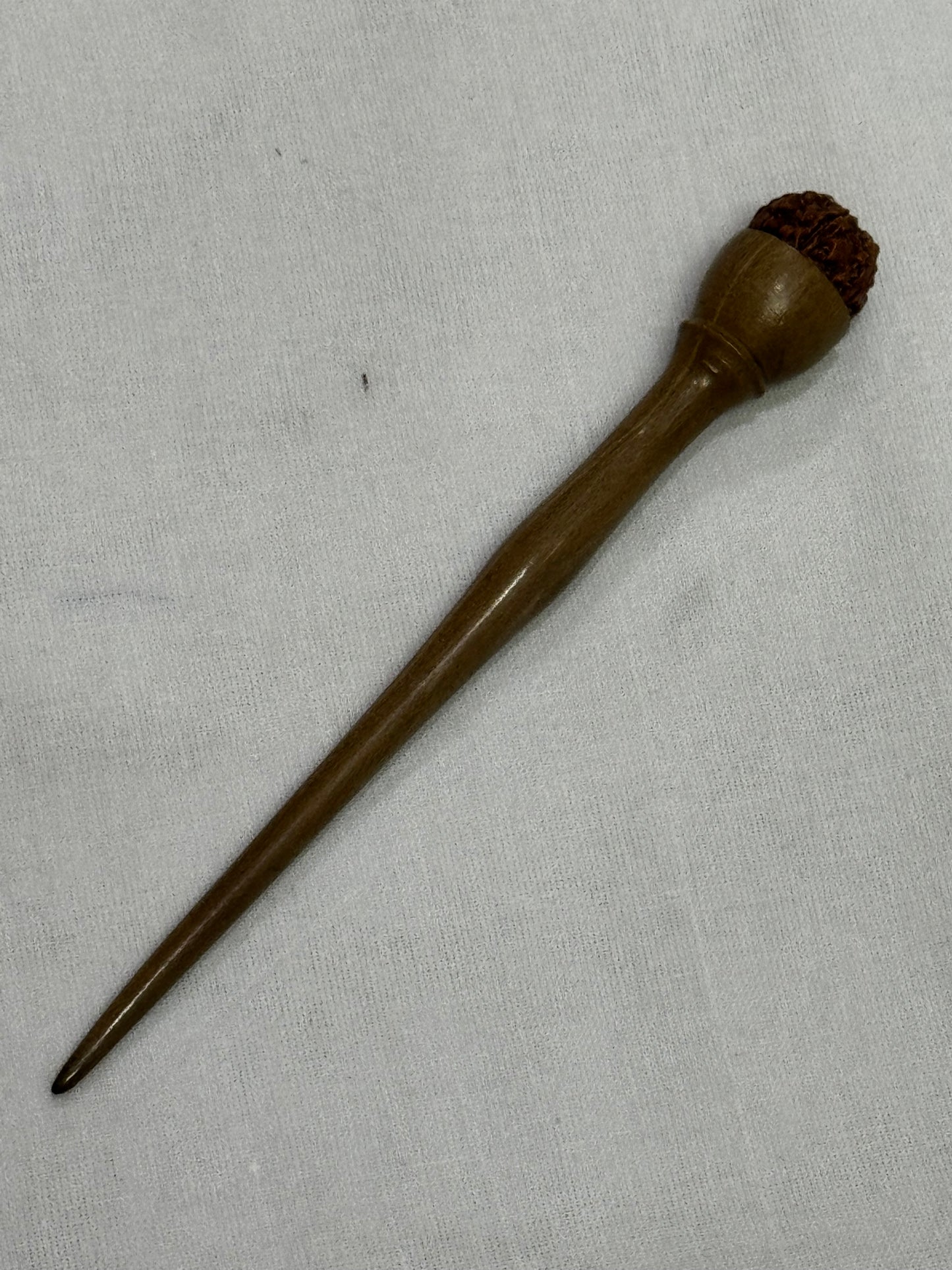 Hair bun pins handcrafted in wood