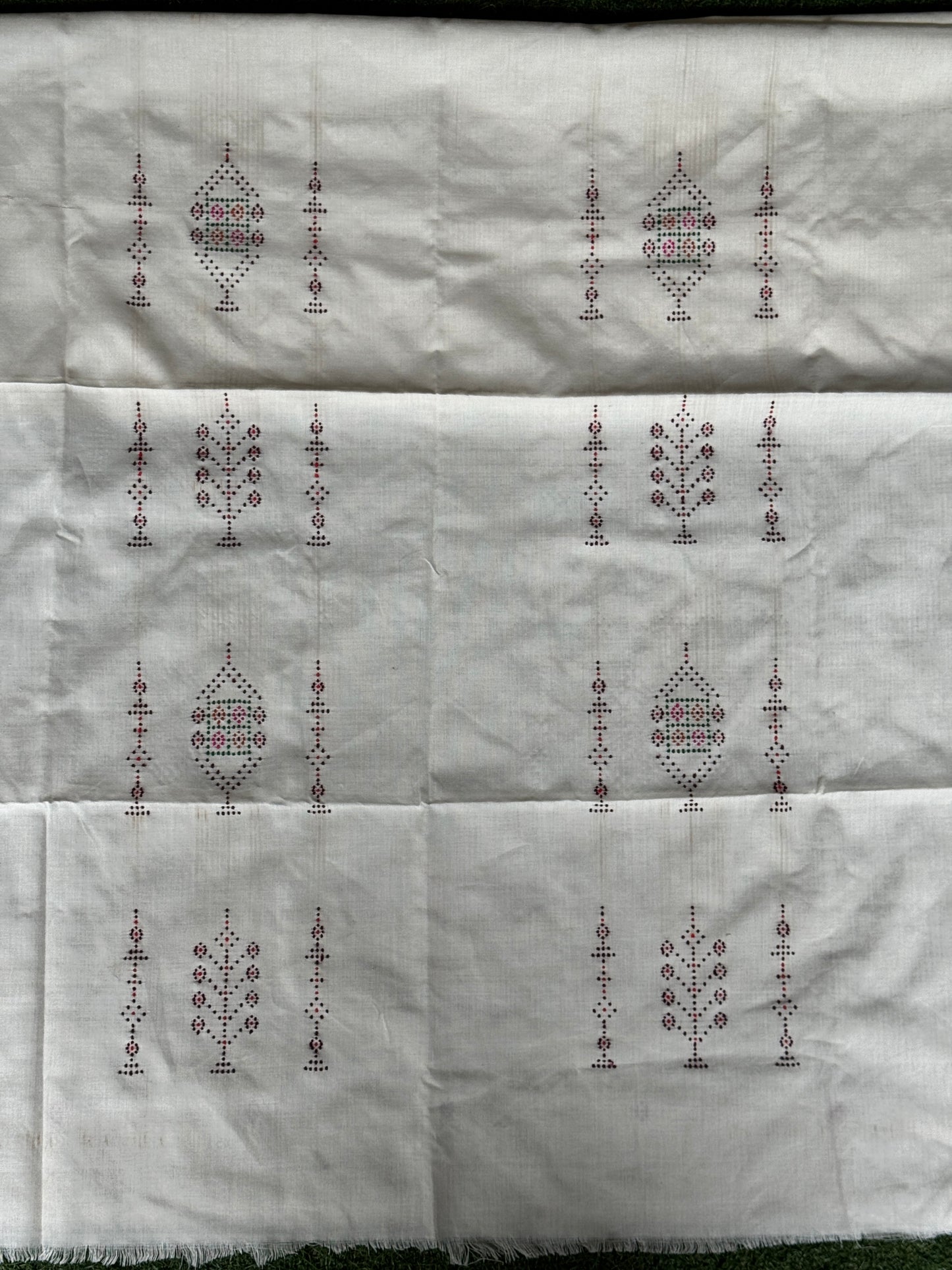 Vest / koti unstitched fabric in Tangaliya handwoven cotton