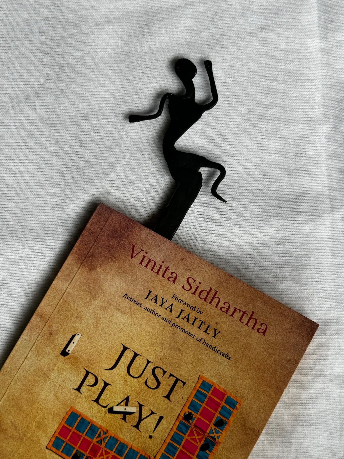 Quirky wrought iron handcrafted bookmark