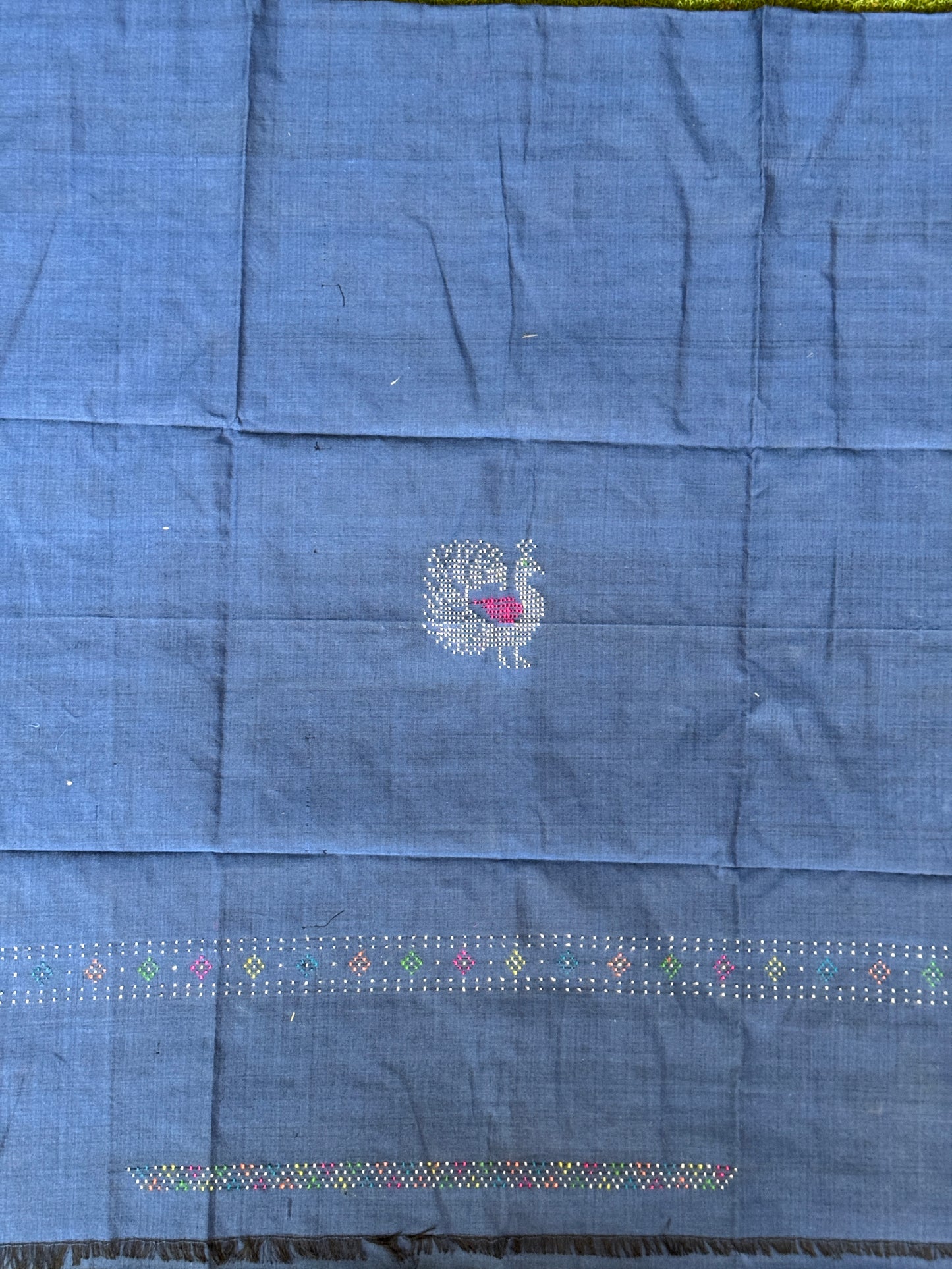Vest / koti unstitched fabric in Tangaliya handwoven cotton