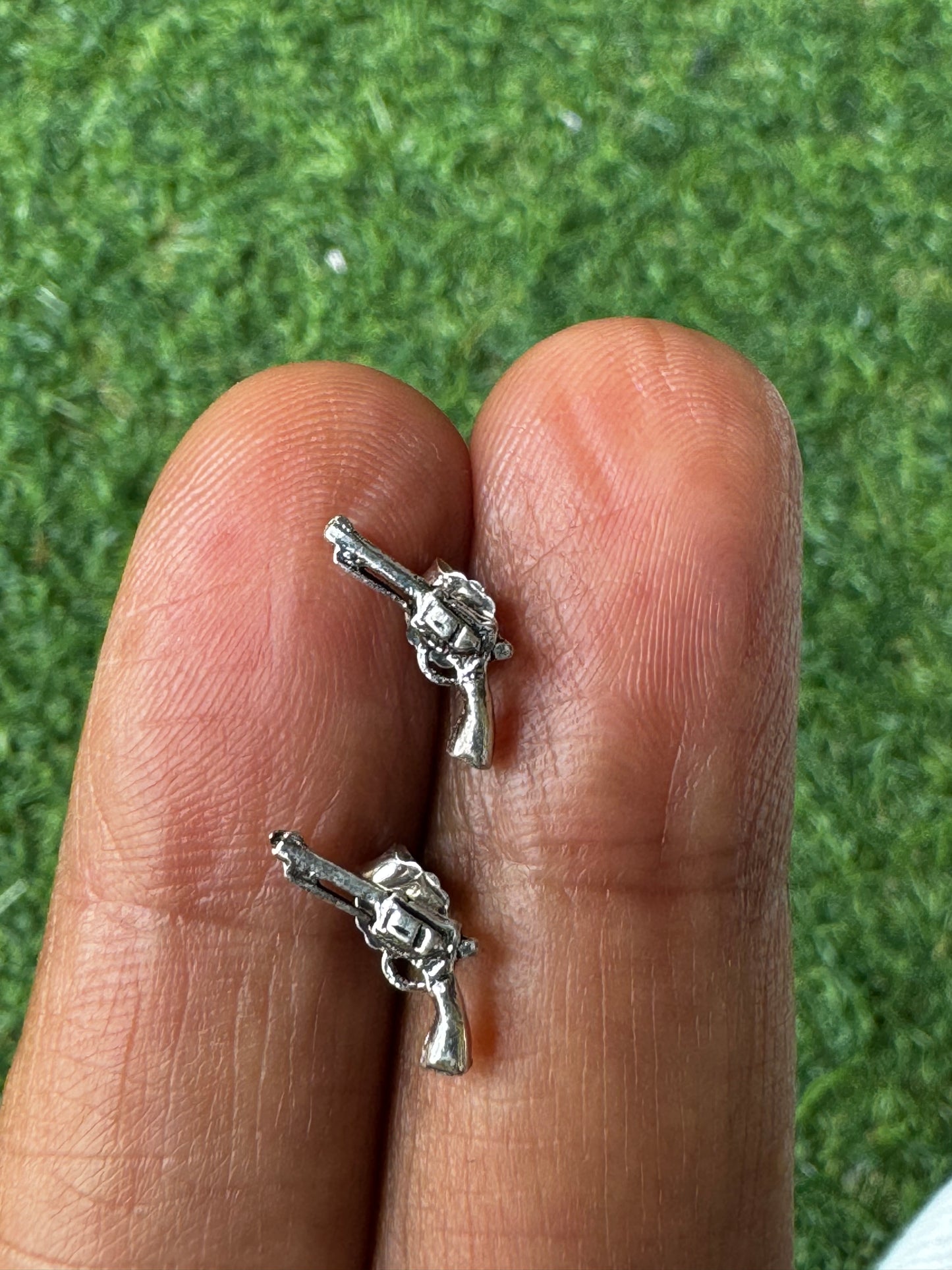 Tiny pure silver studs in cute designs for children