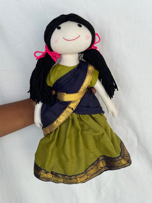Cuddly handmade cotton desi look soft toys - click to see design options