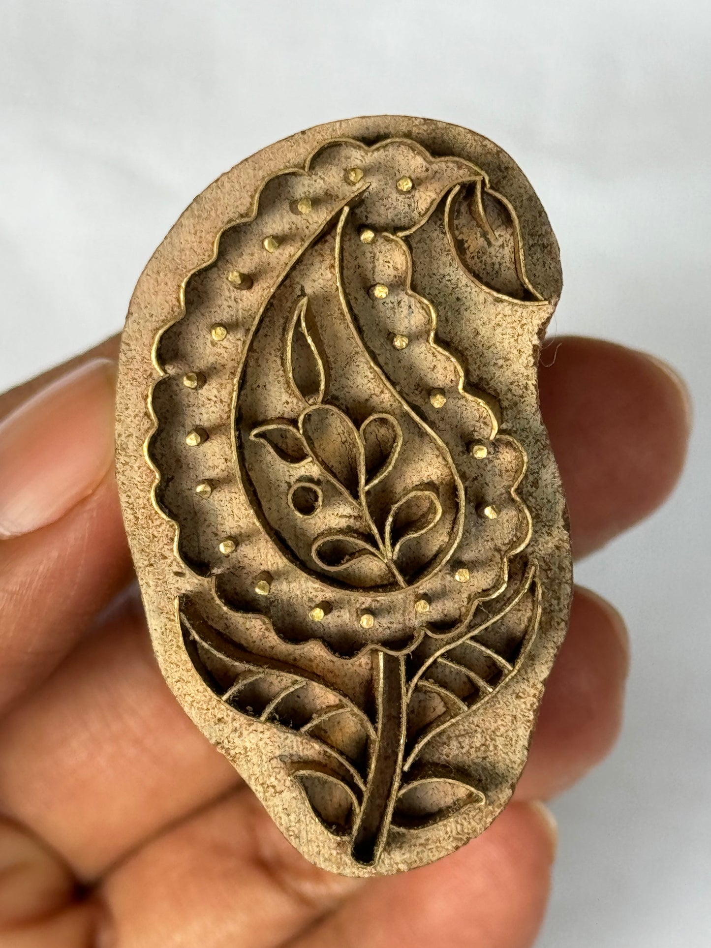 Cute brass blocks for printing and decor