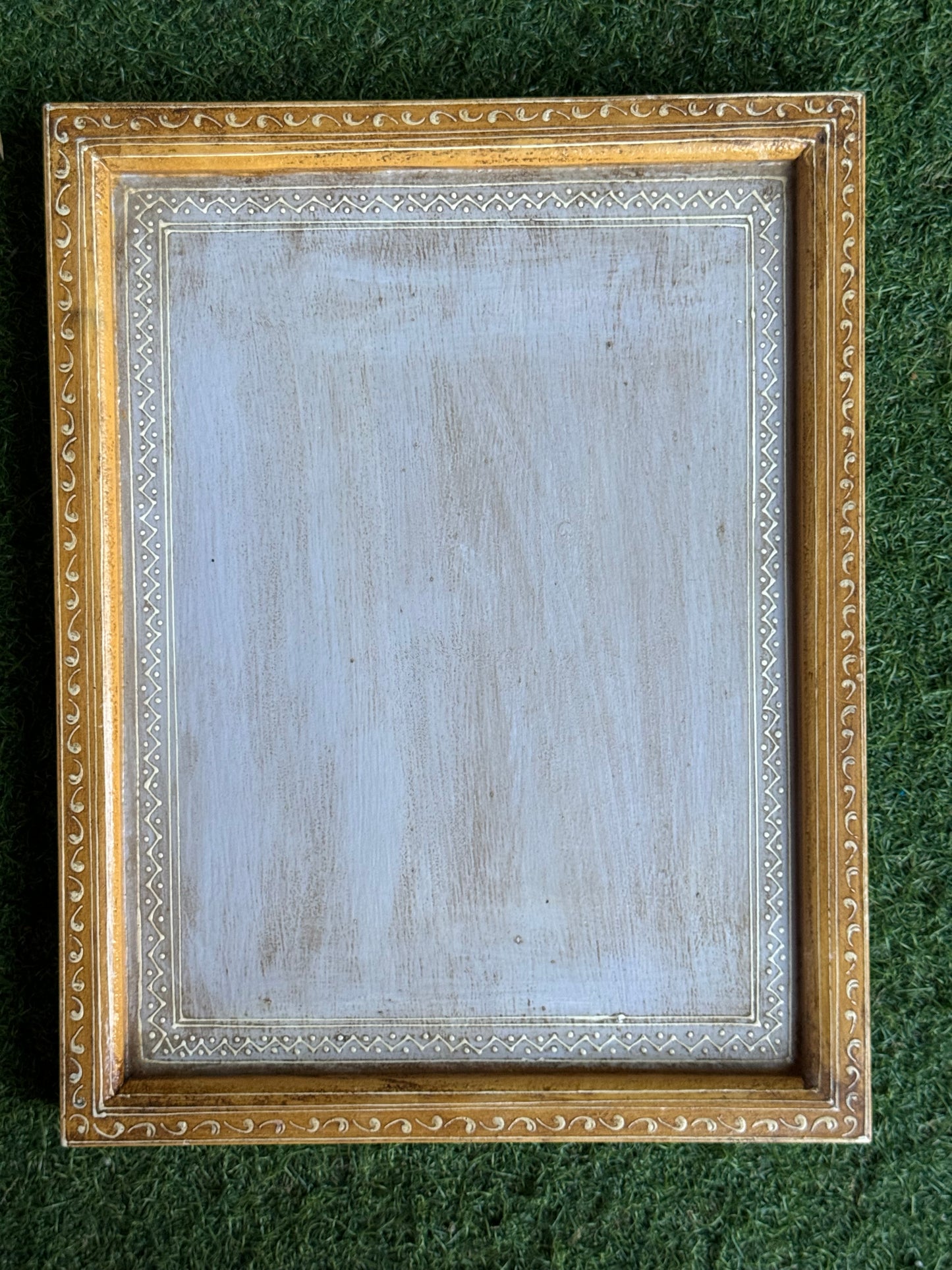 Wooden vintage look hand crafted wall frame