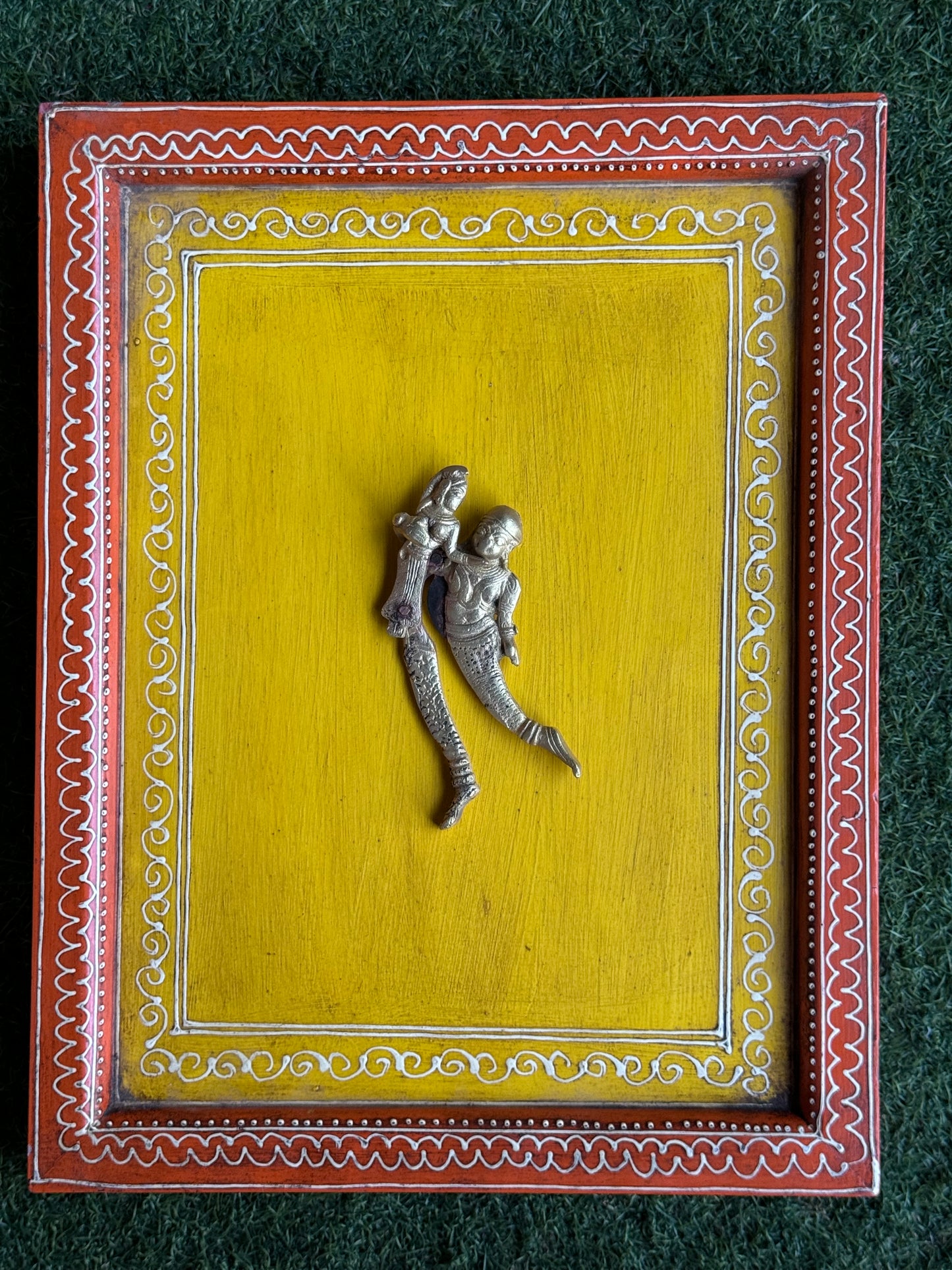 Wooden vintage look hand crafted wall frame