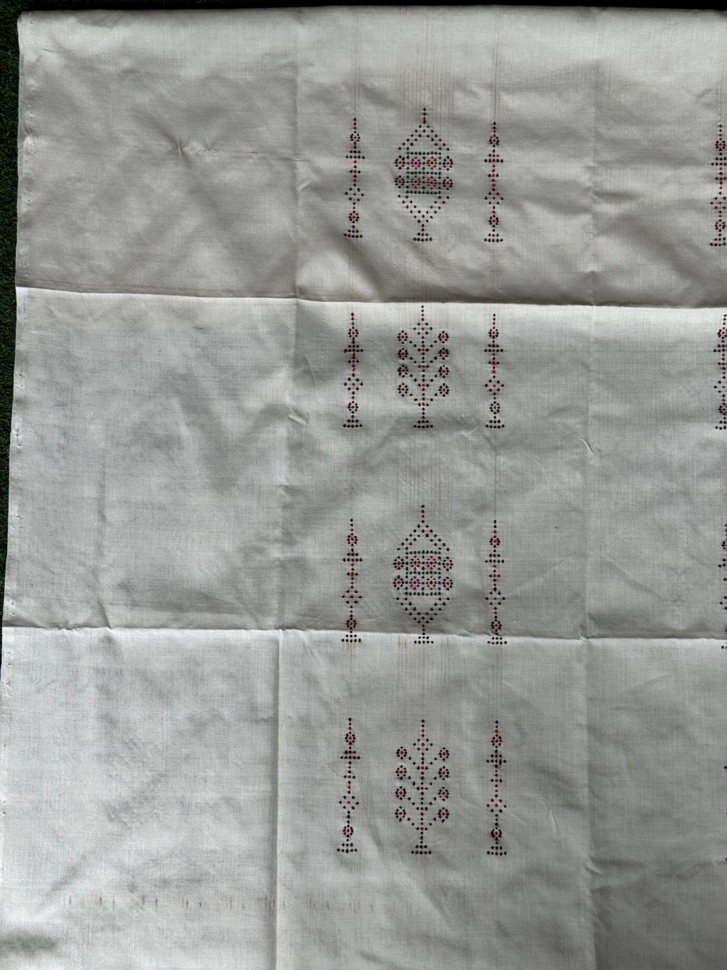 Vest / koti unstitched fabric in Tangaliya handwoven cotton