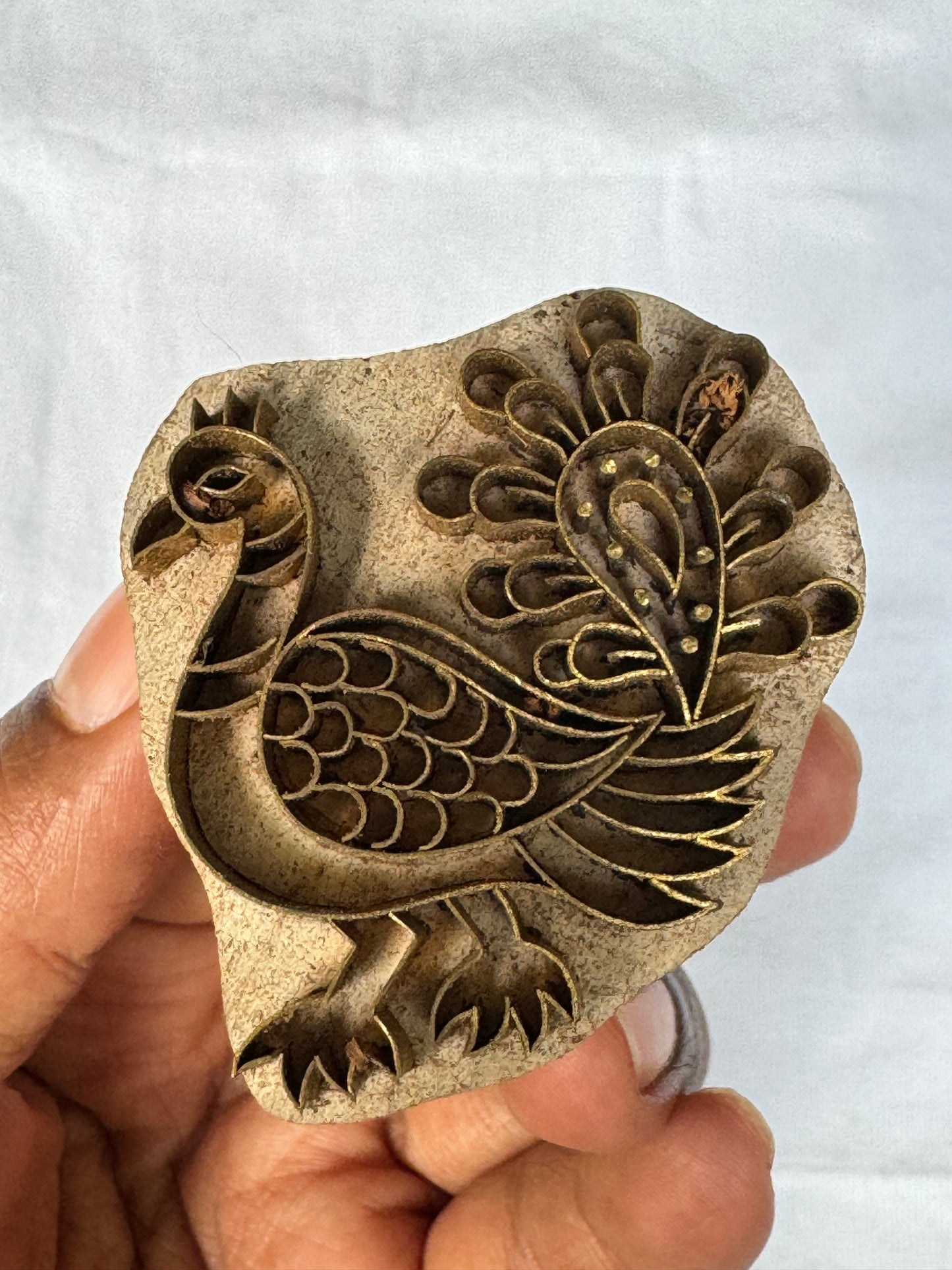 Cute brass blocks for printing and decor