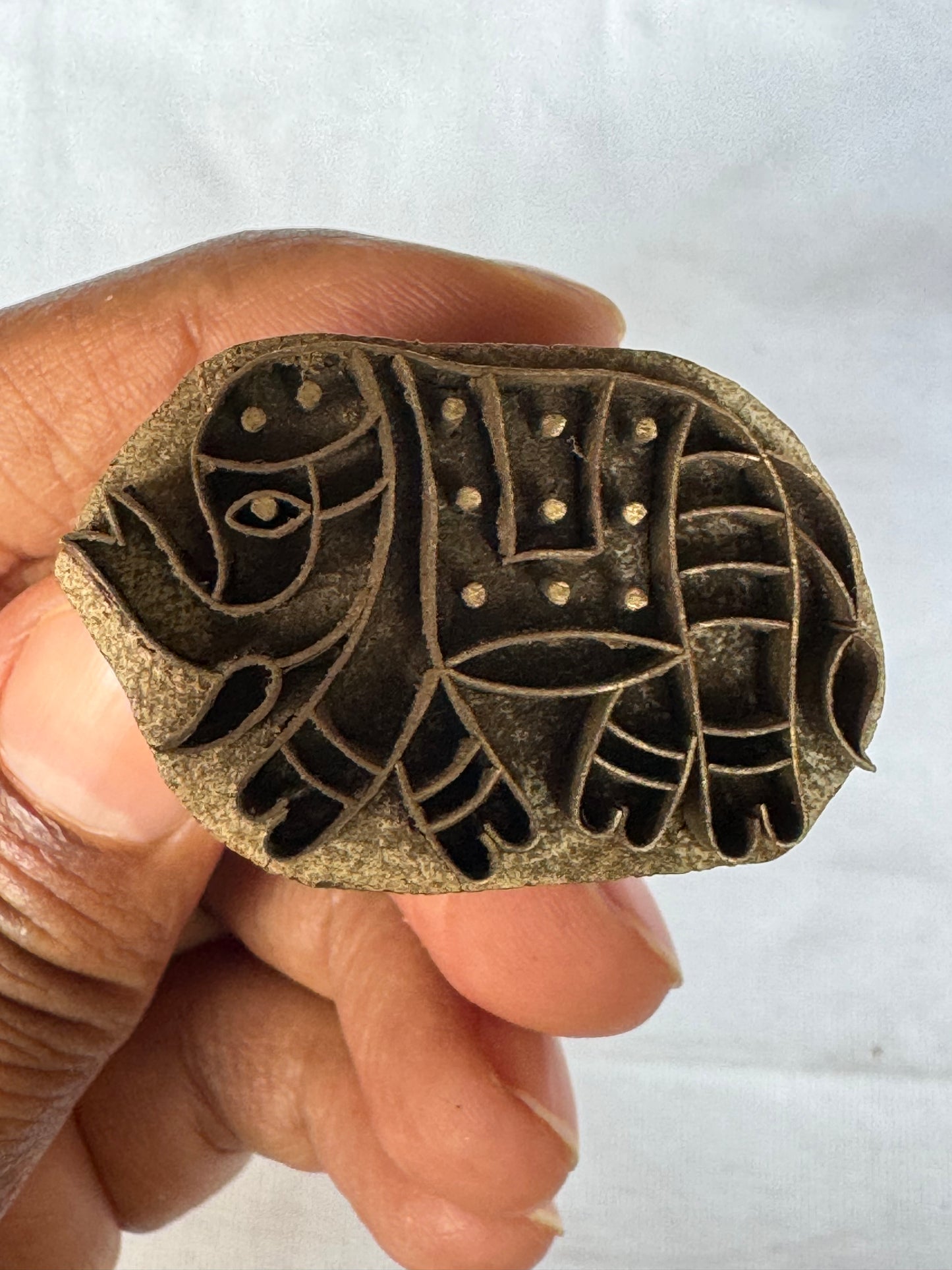 Cute brass blocks for printing and decor