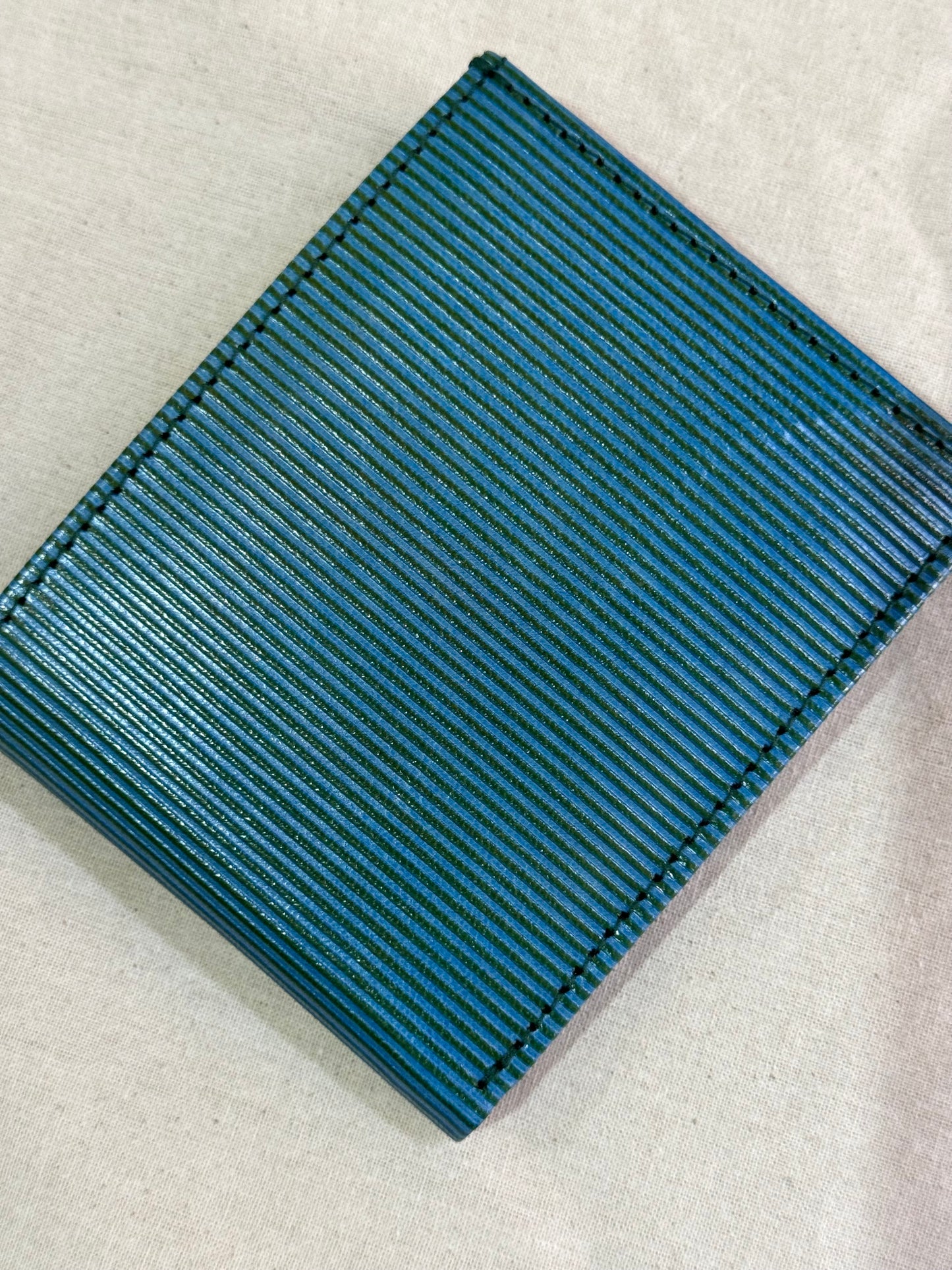 Mens foldable Leather hand crafted wallet