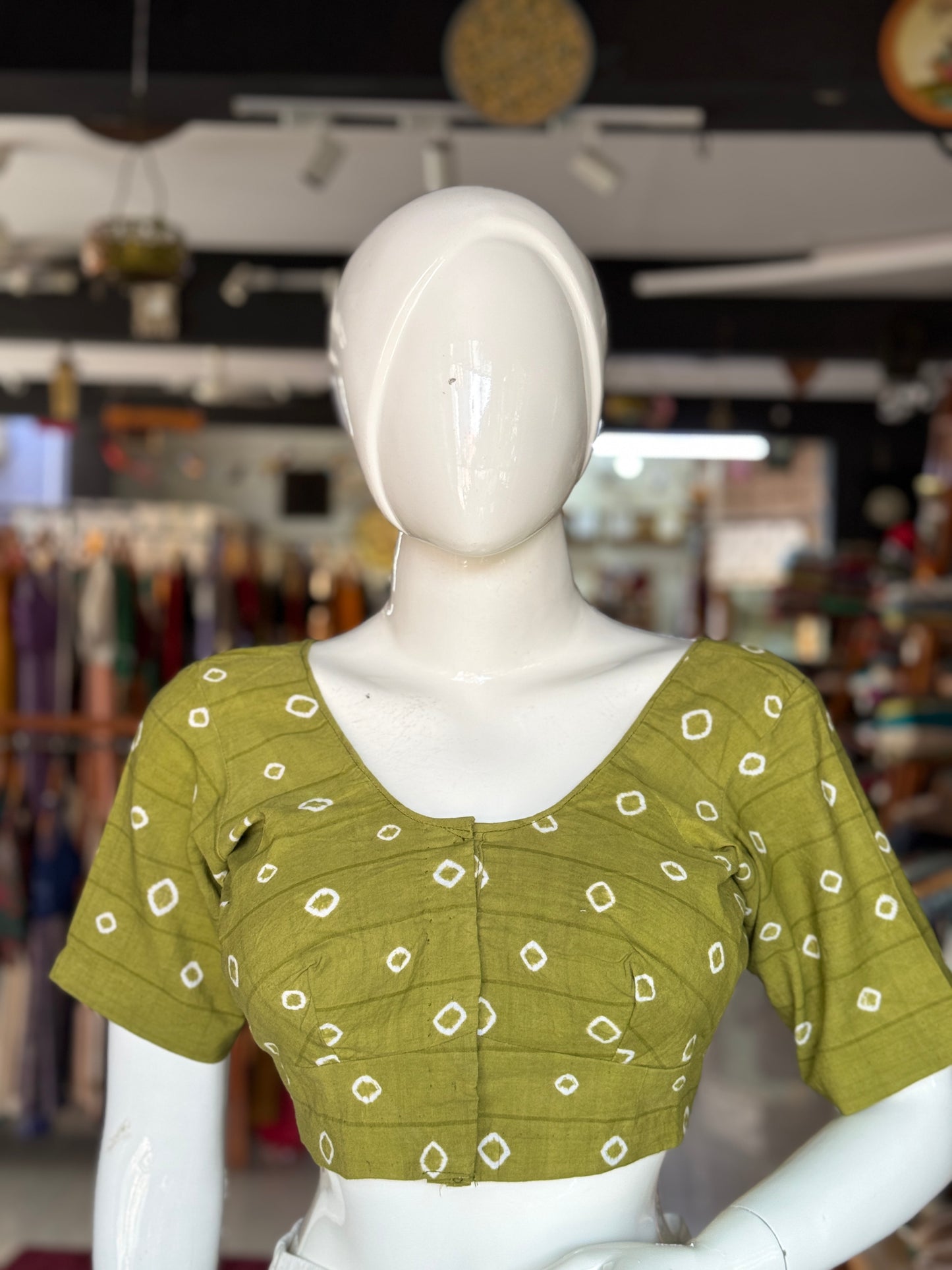 Bandini handwoven cotton blouse - regular cut