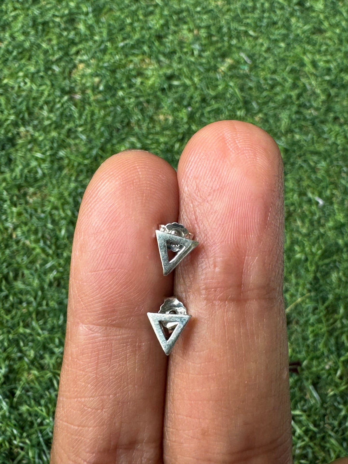 Tiny pure silver studs in cute designs for children