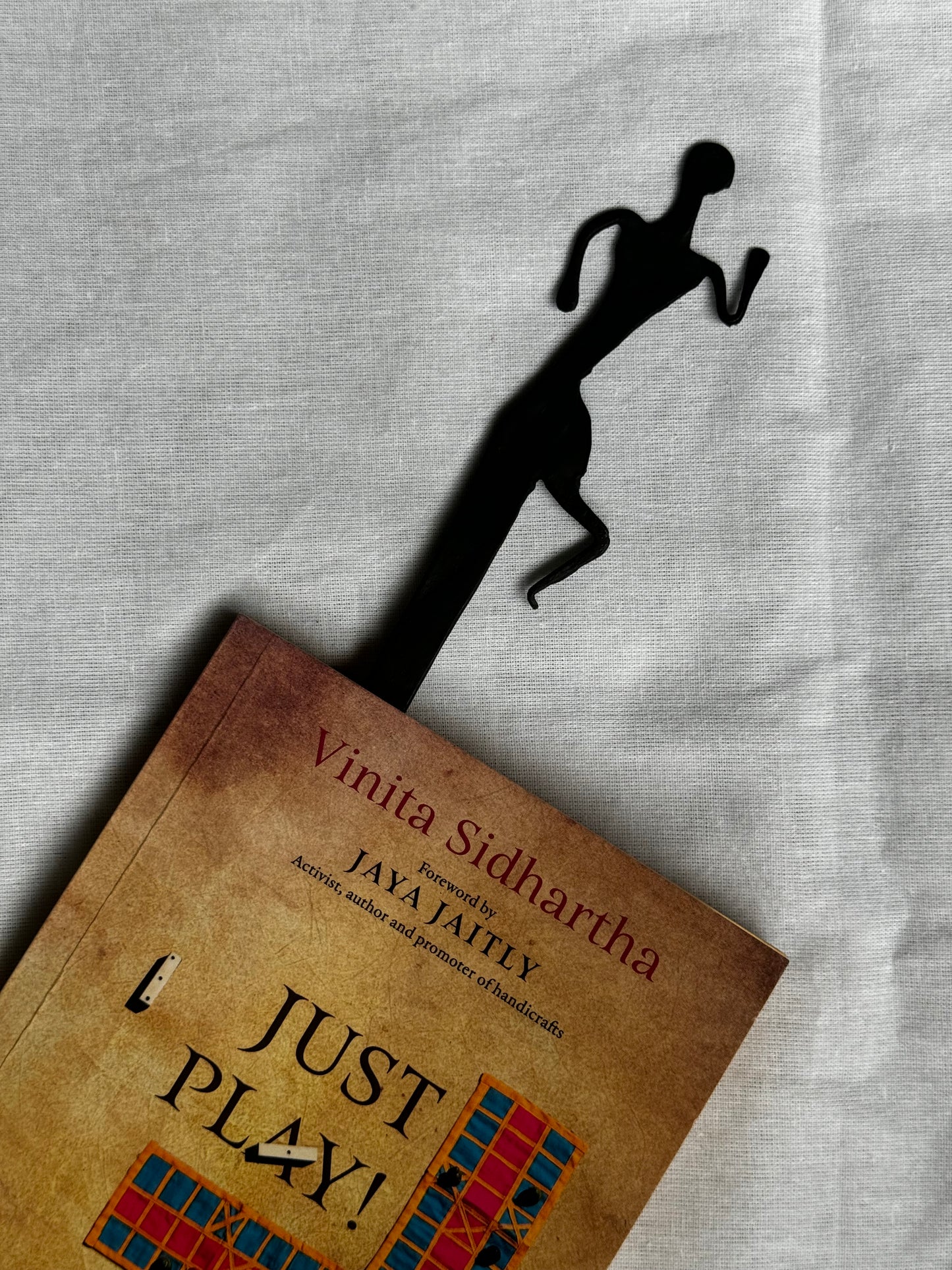 Quirky wrought iron handcrafted bookmark