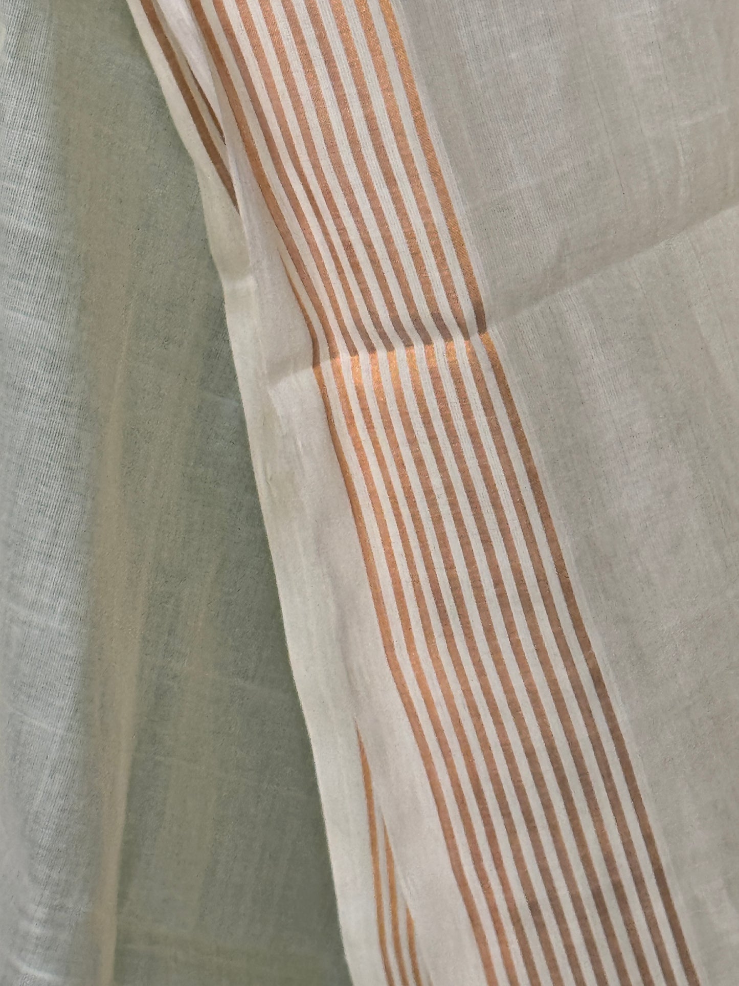 Handwoven plain Venkatagiri cotton dupatta