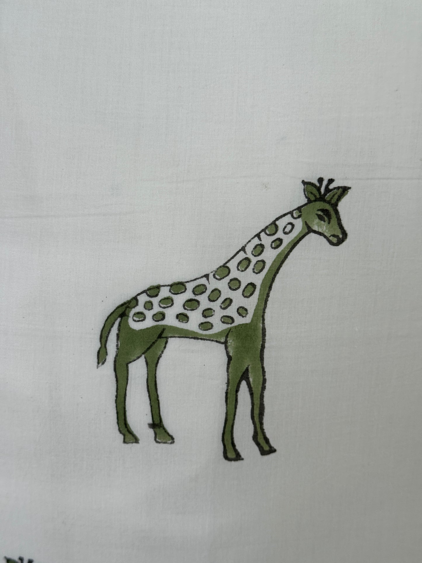 20 x 20 inch hand block printed cotton cushion cover