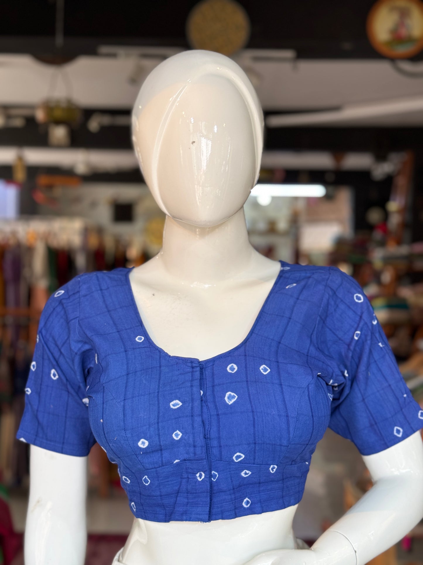Bandini handwoven cotton blouse - regular cut