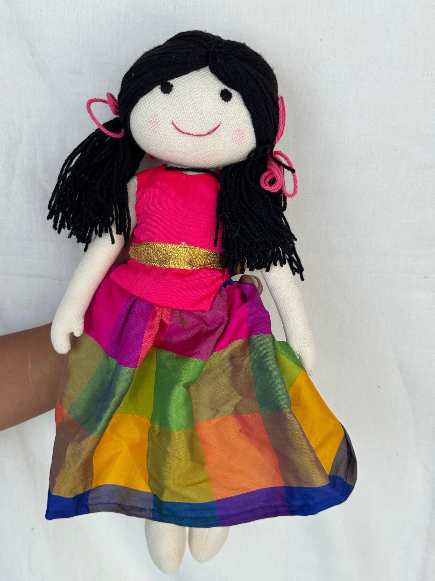 Cuddly handmade cotton desi look soft toys - click to see design options
