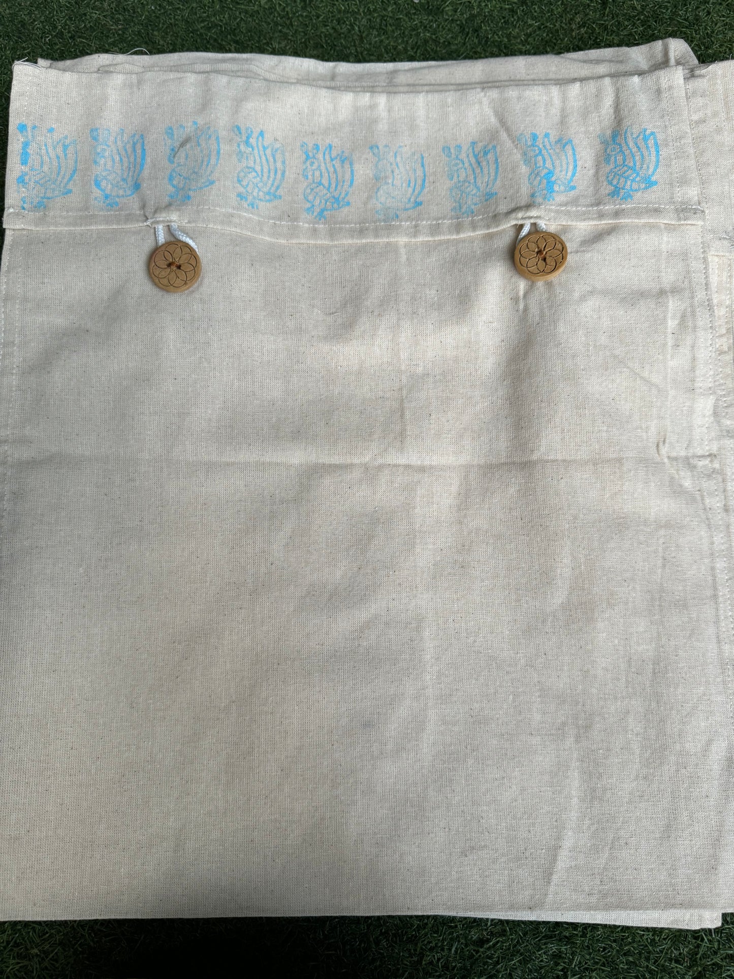 Soft Cotton Saree cover / bag with hand block print