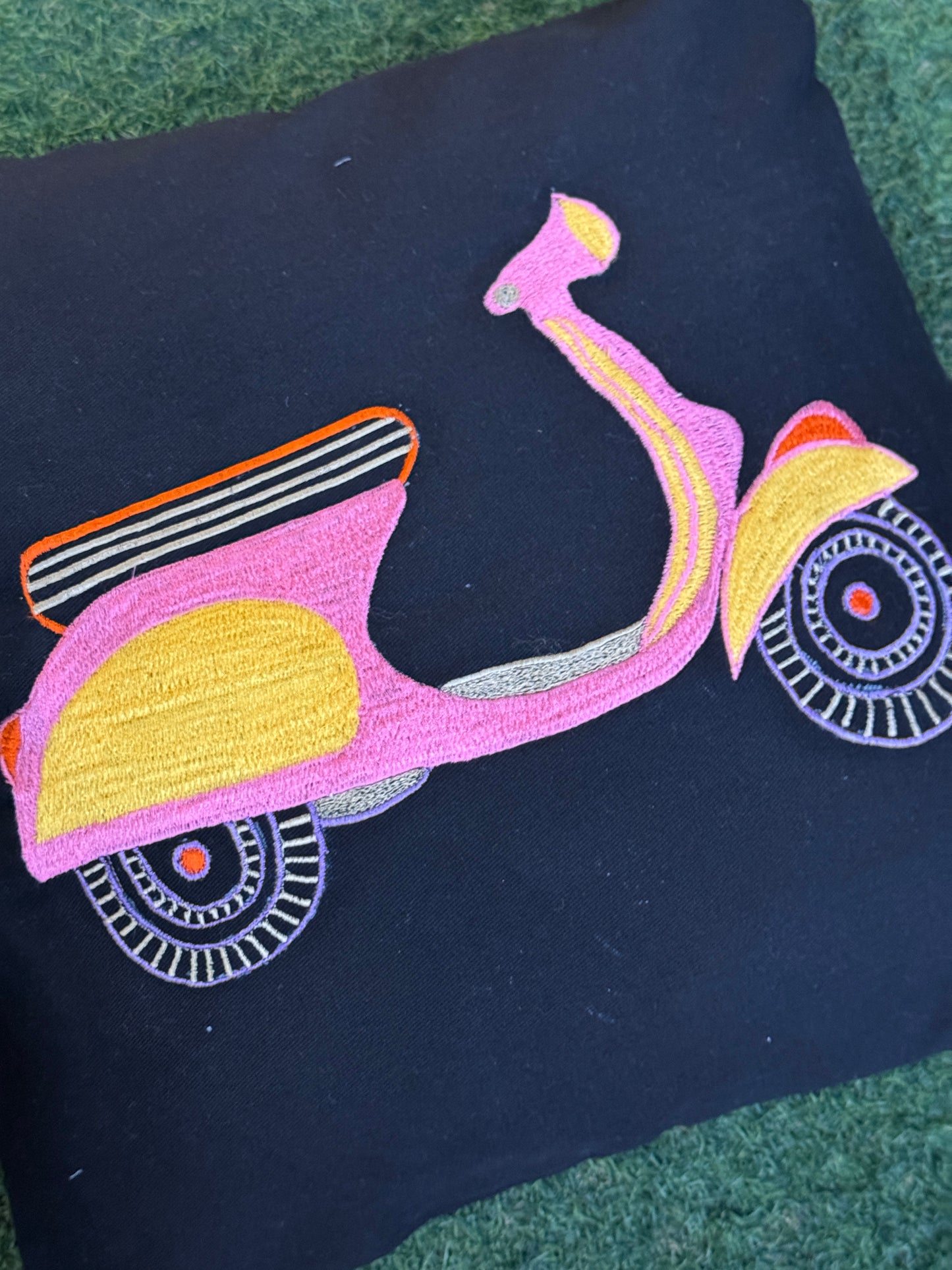 Applique / embroidered cushion covers - 16x16 inch