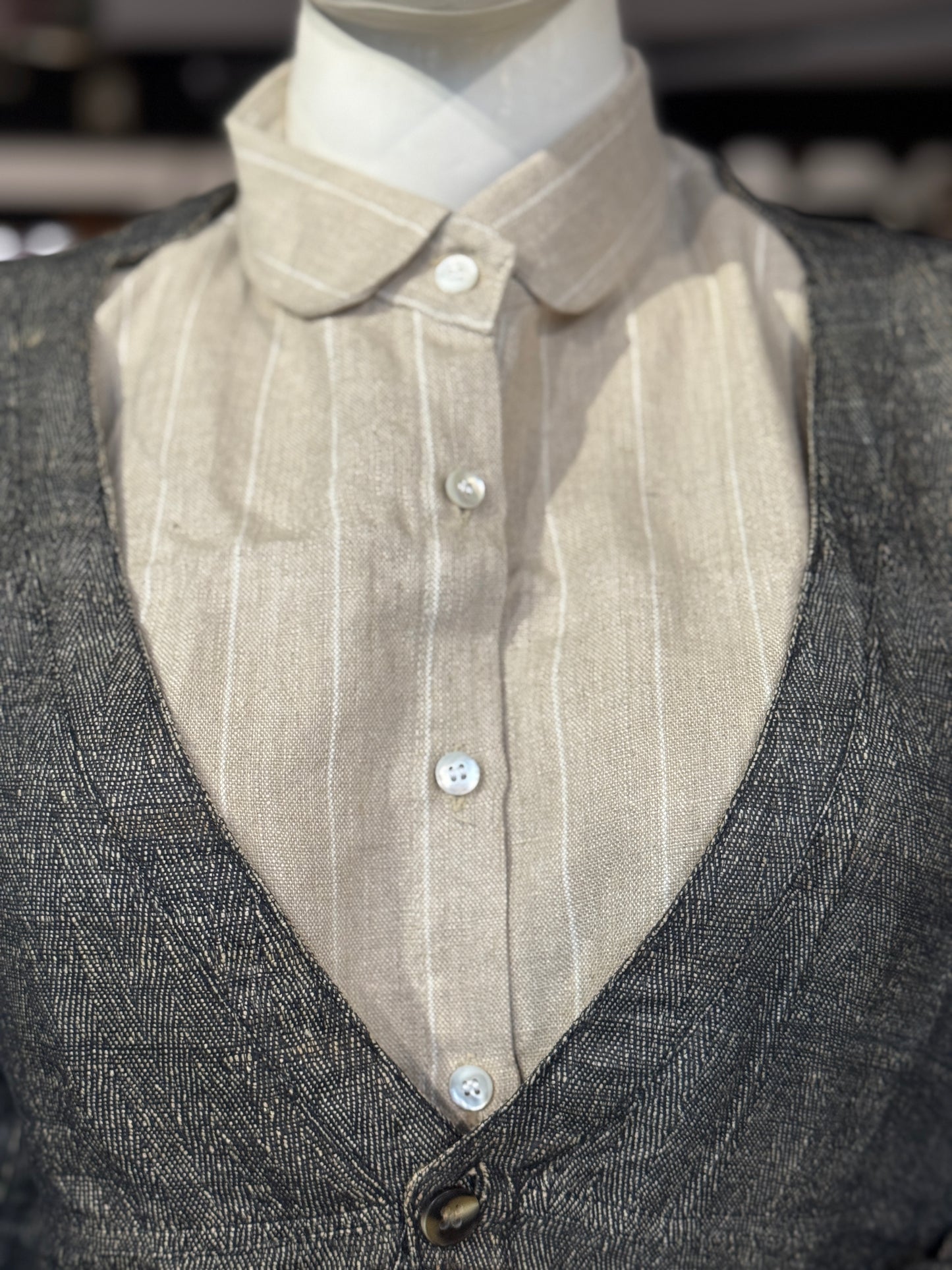 Tussar silk hand woven women’s blazer / jacket