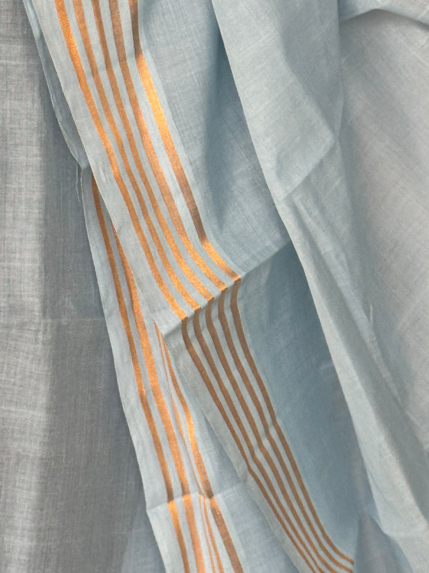 Handwoven plain Venkatagiri cotton dupatta