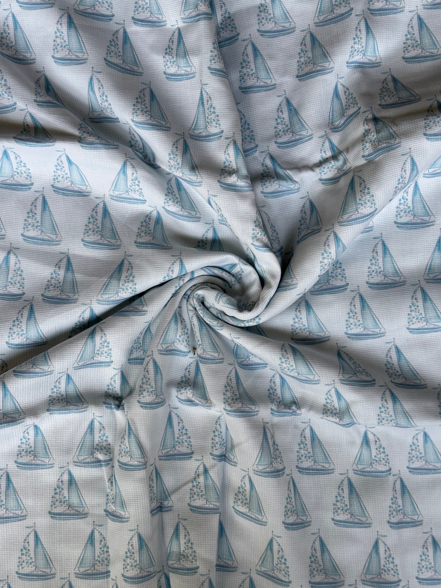 Digital printed cotton handwoven textured fabric