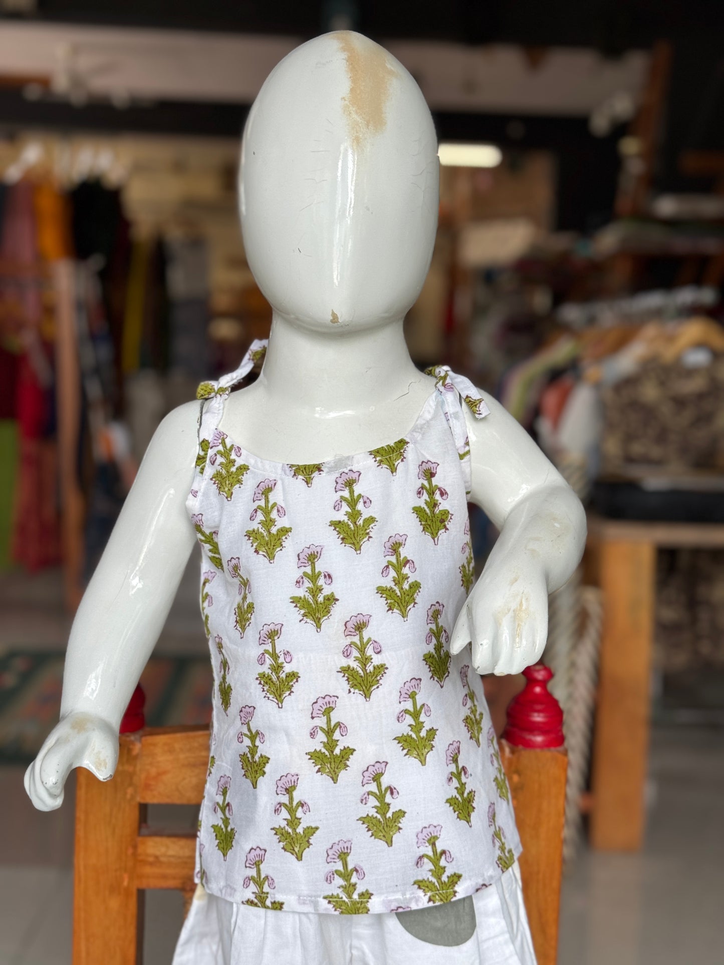 Hand block printed new born baby outfits - different designs available