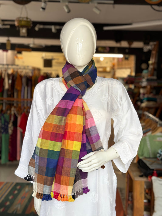 Bhujodi soft cotton handloom stole