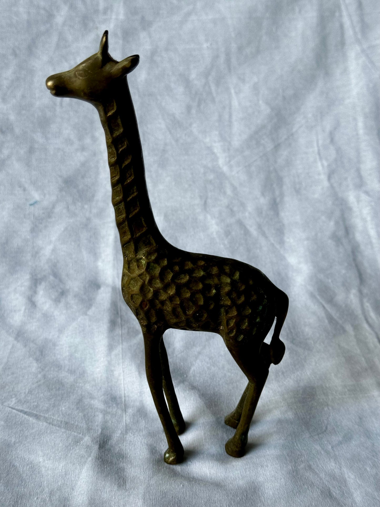 Giraffe - handcrafted brass vintage piece