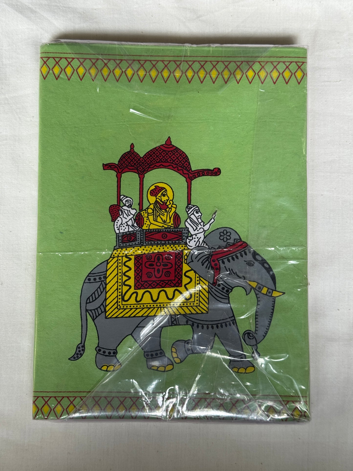 Elephant cover journal - hand made paper notebook - multiple colors