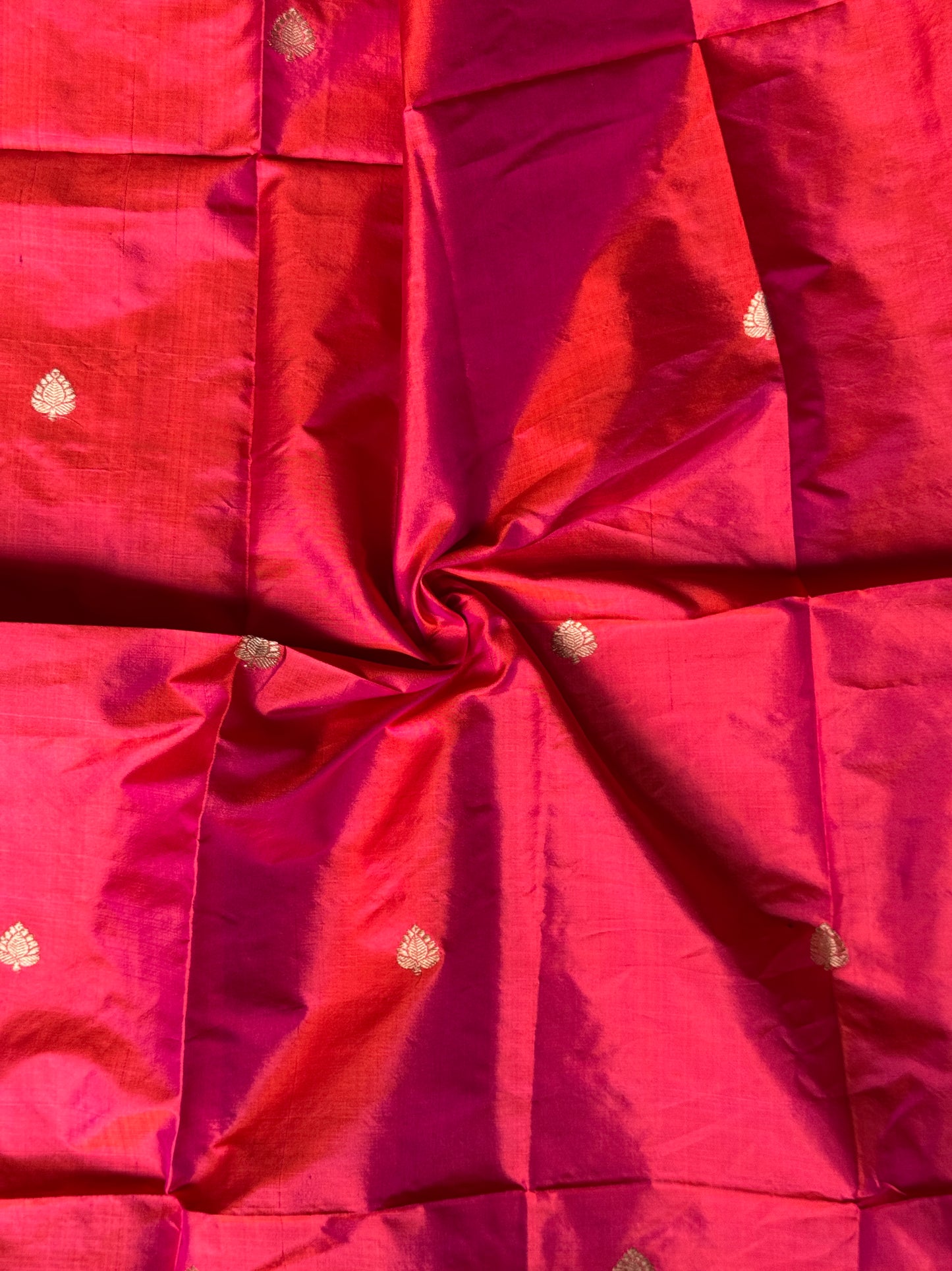 Pure silk handwoven unstitched blouse piece - multiple designs available