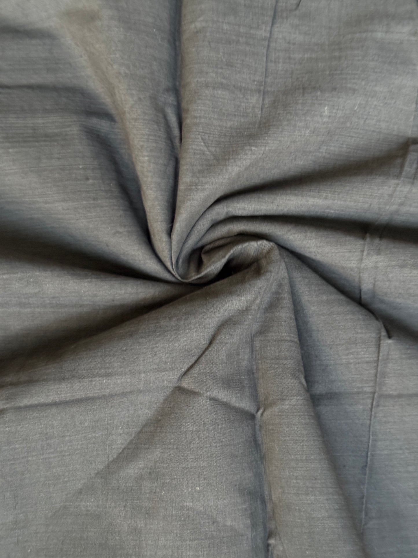 Black pure cotton handwoven Mangalagiri fabric