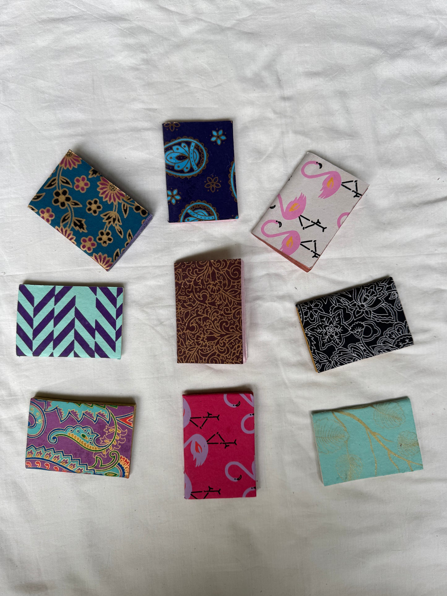 Pocket diary - small hand made paper notebook