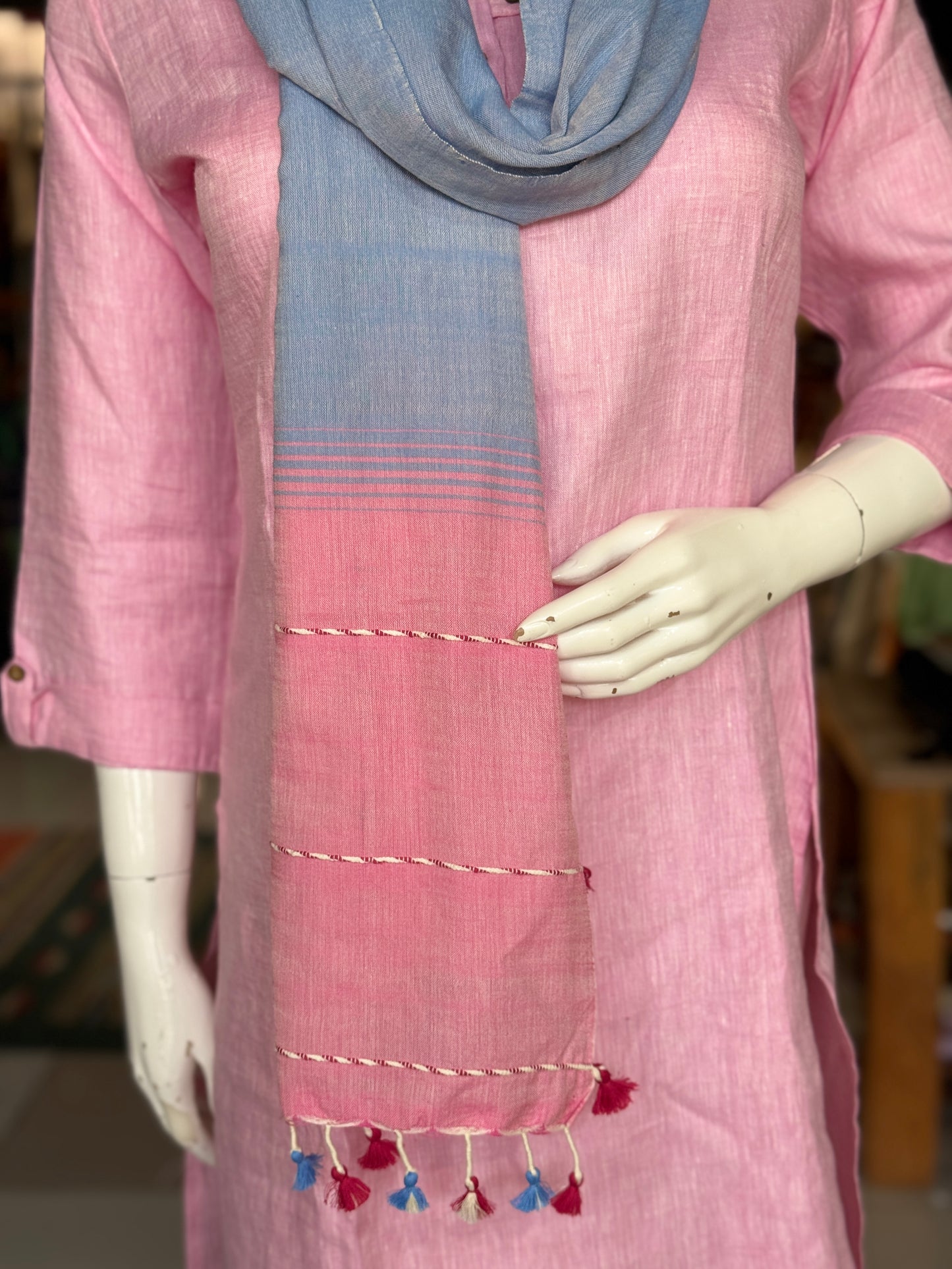 Bhujodi soft cotton handloom stole