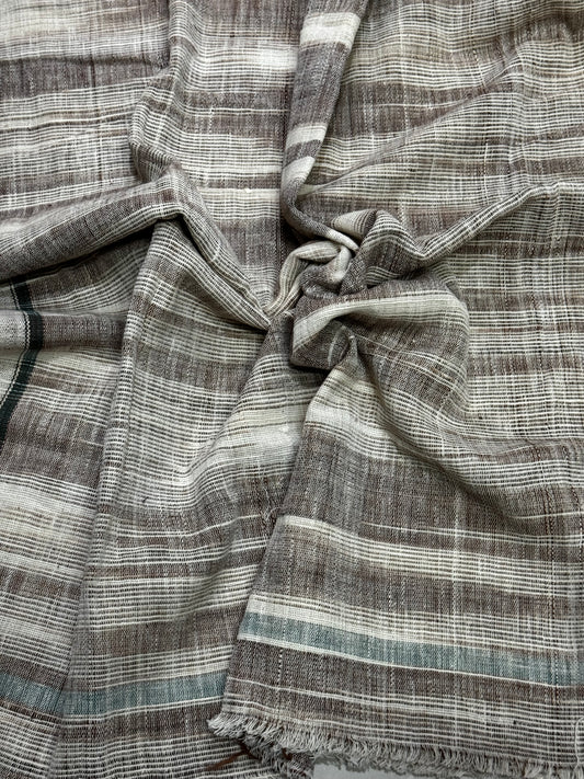 Hand woven cotton bath towel