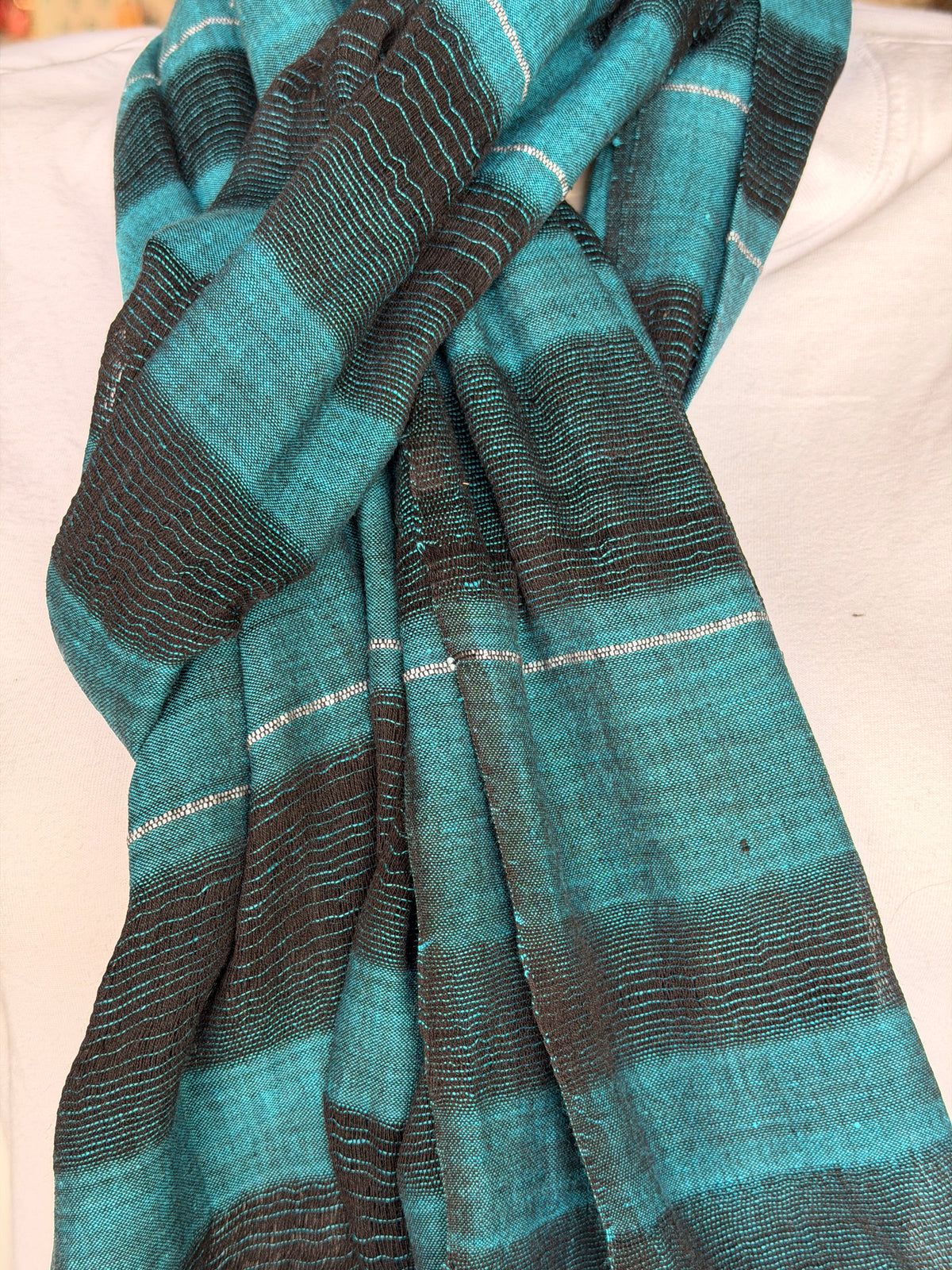 Soft cotton handloom stole - colors and designs options available