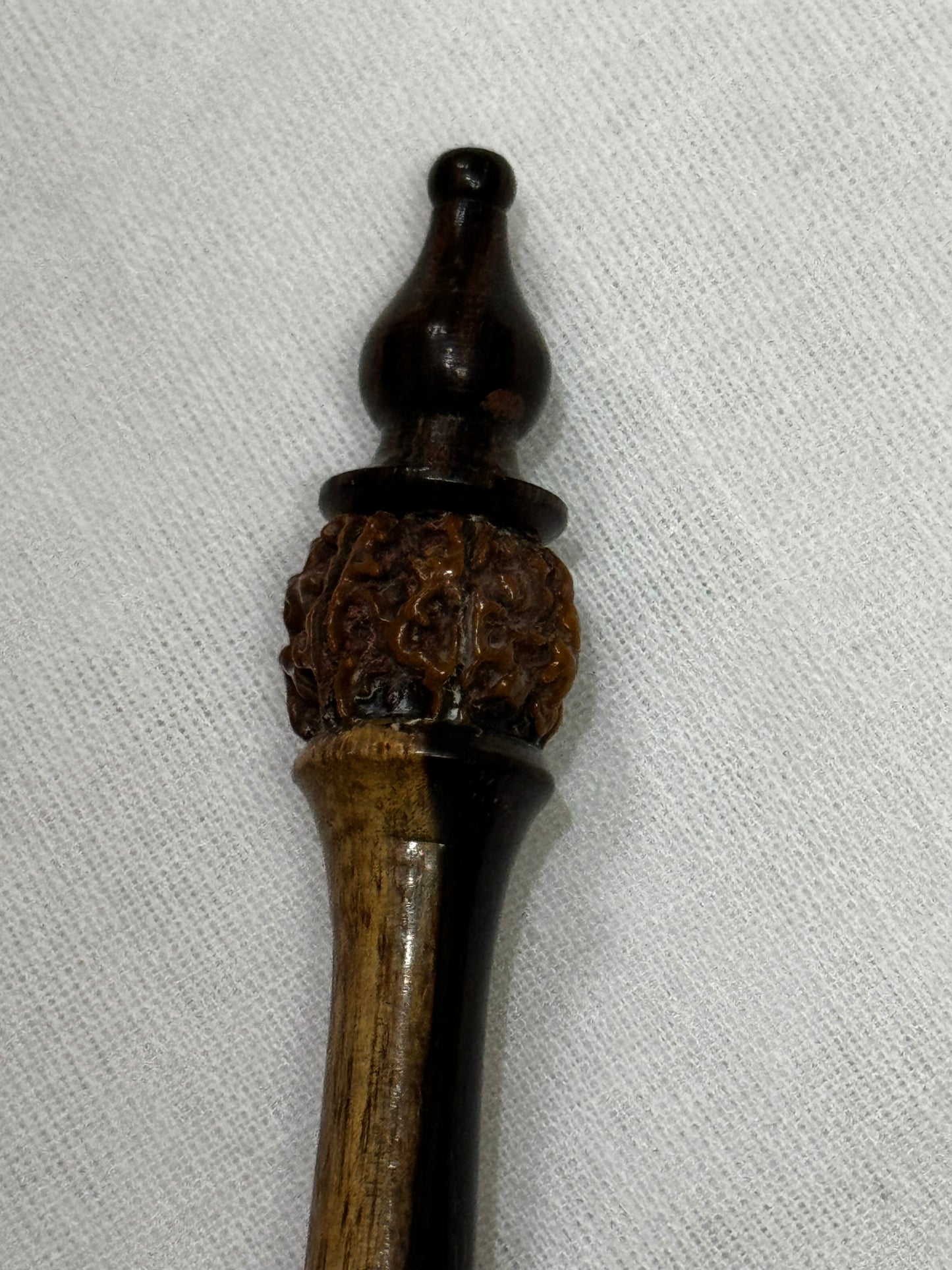 Hair bun pins handcrafted in wood