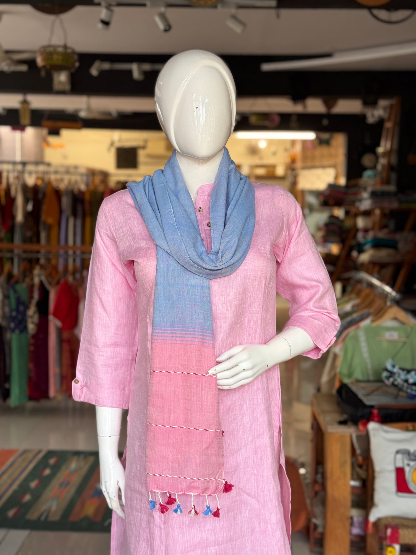 Bhujodi soft cotton handloom stole