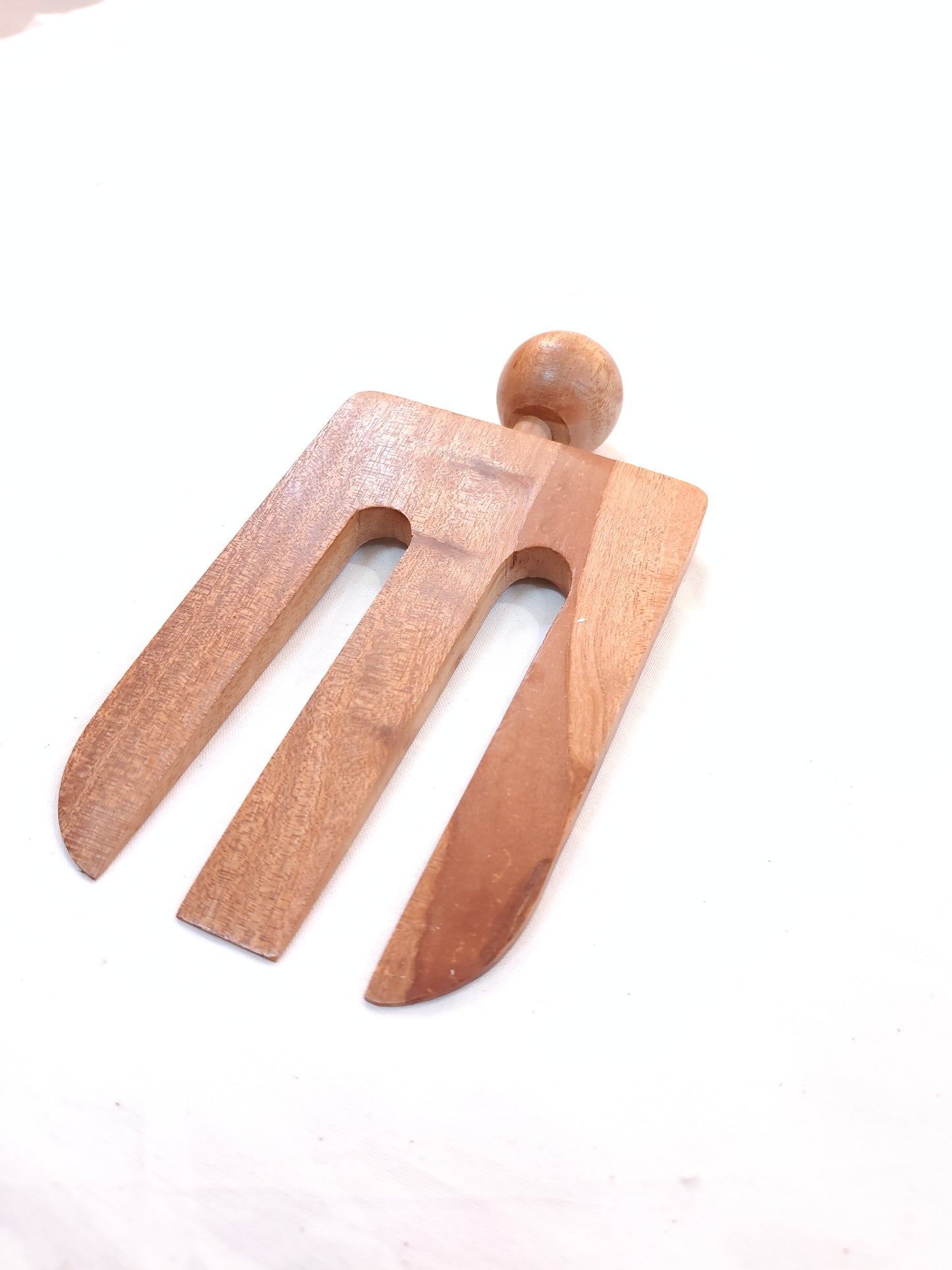 Wooden salad mixer - handcrafted in neem wood