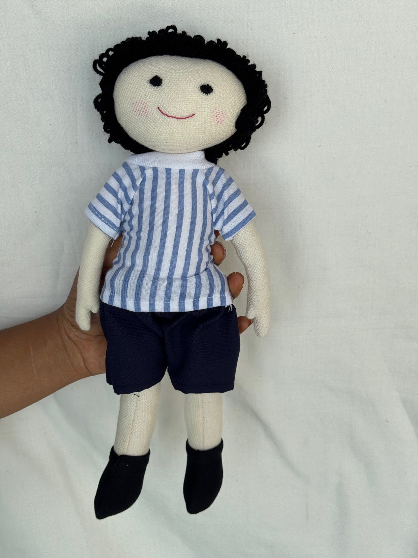 Cuddly handmade cotton desi look soft toys - click to see design options