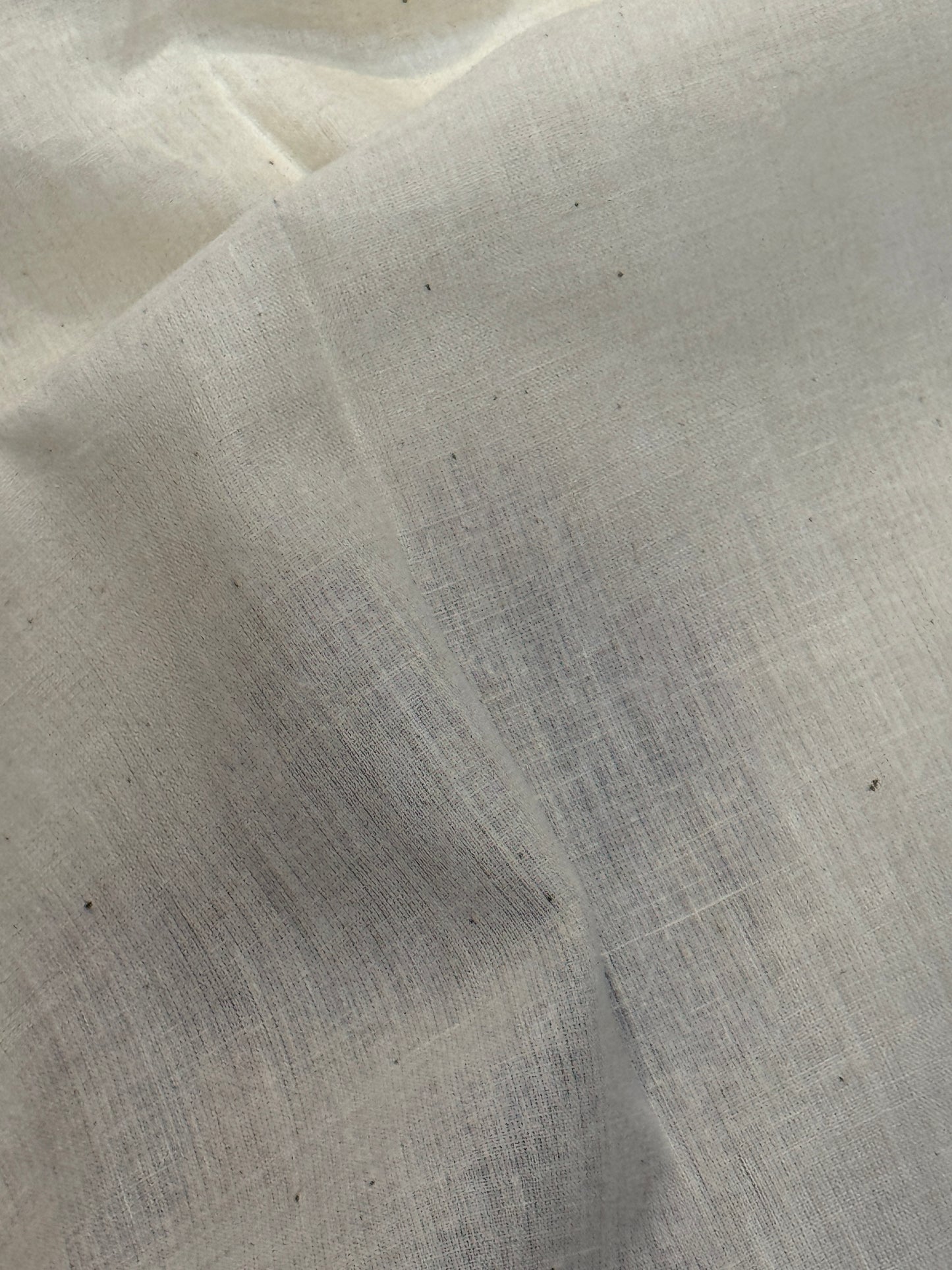 Hand spun, Handwoven cotton khaddar / freedom fabric - click to see different counts options available