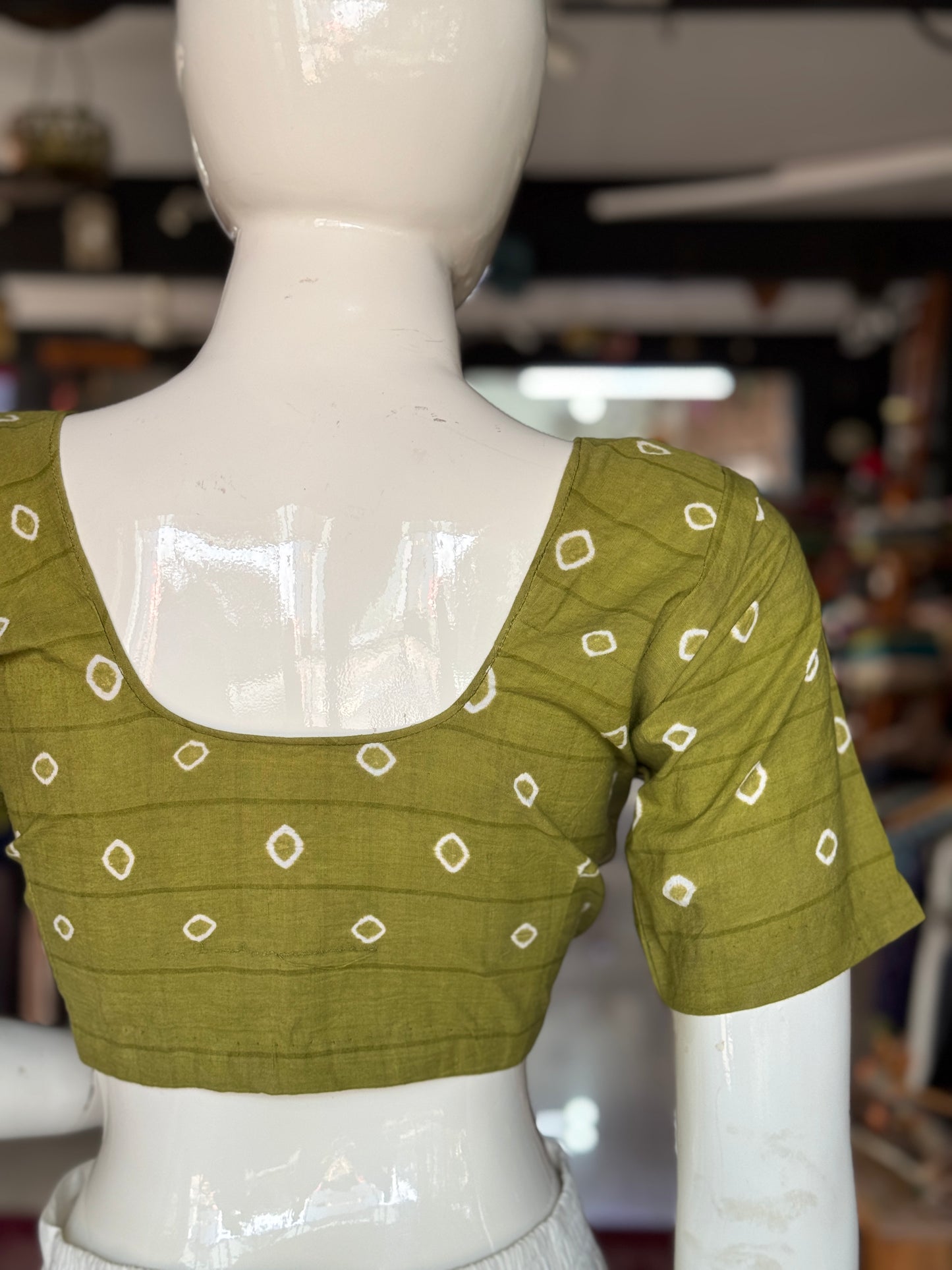 Bandini handwoven cotton blouse - regular cut