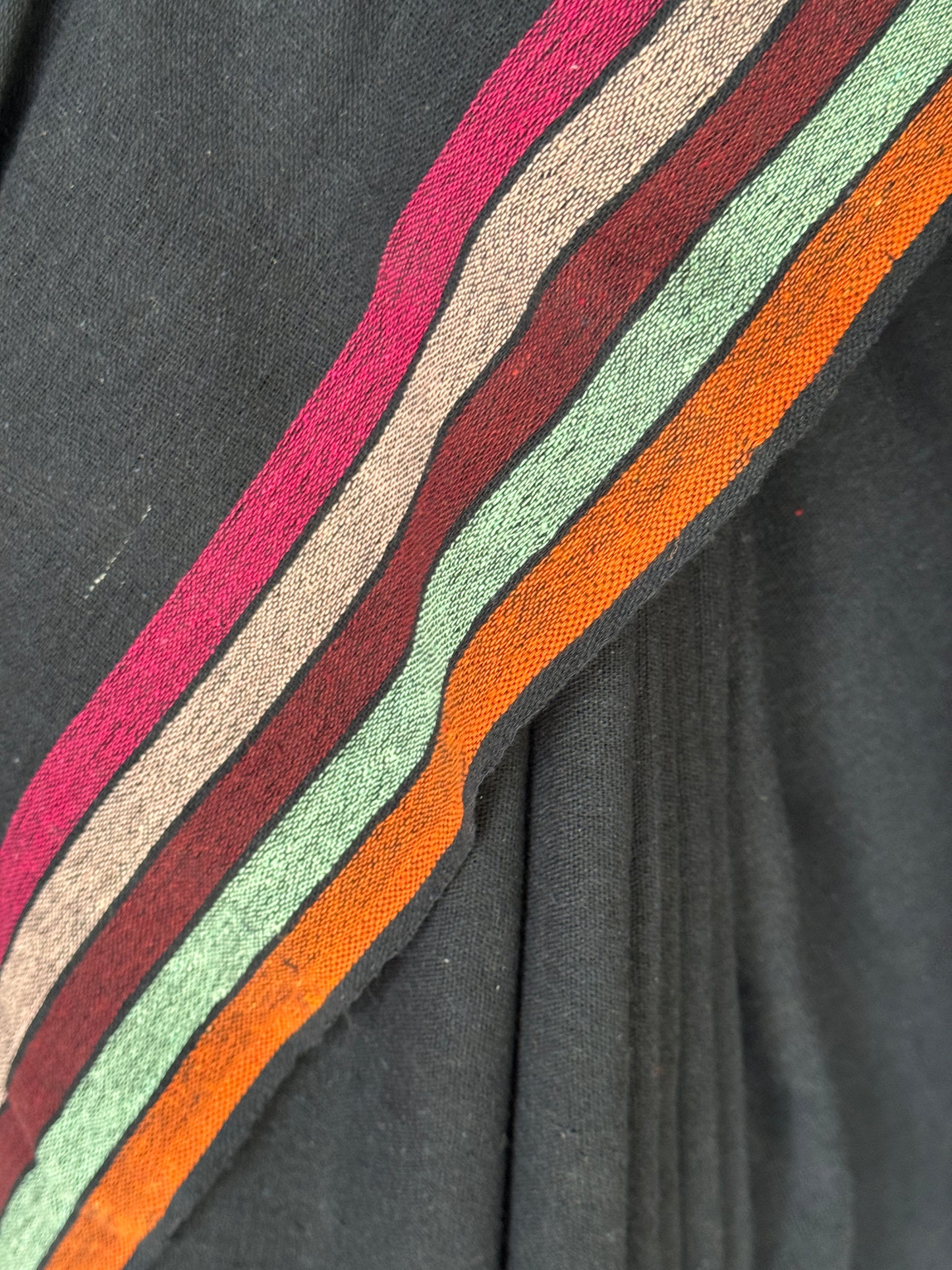 Kala cotton hand woven saree with mirror embroidery on palla and colorful borders - multiple shades available