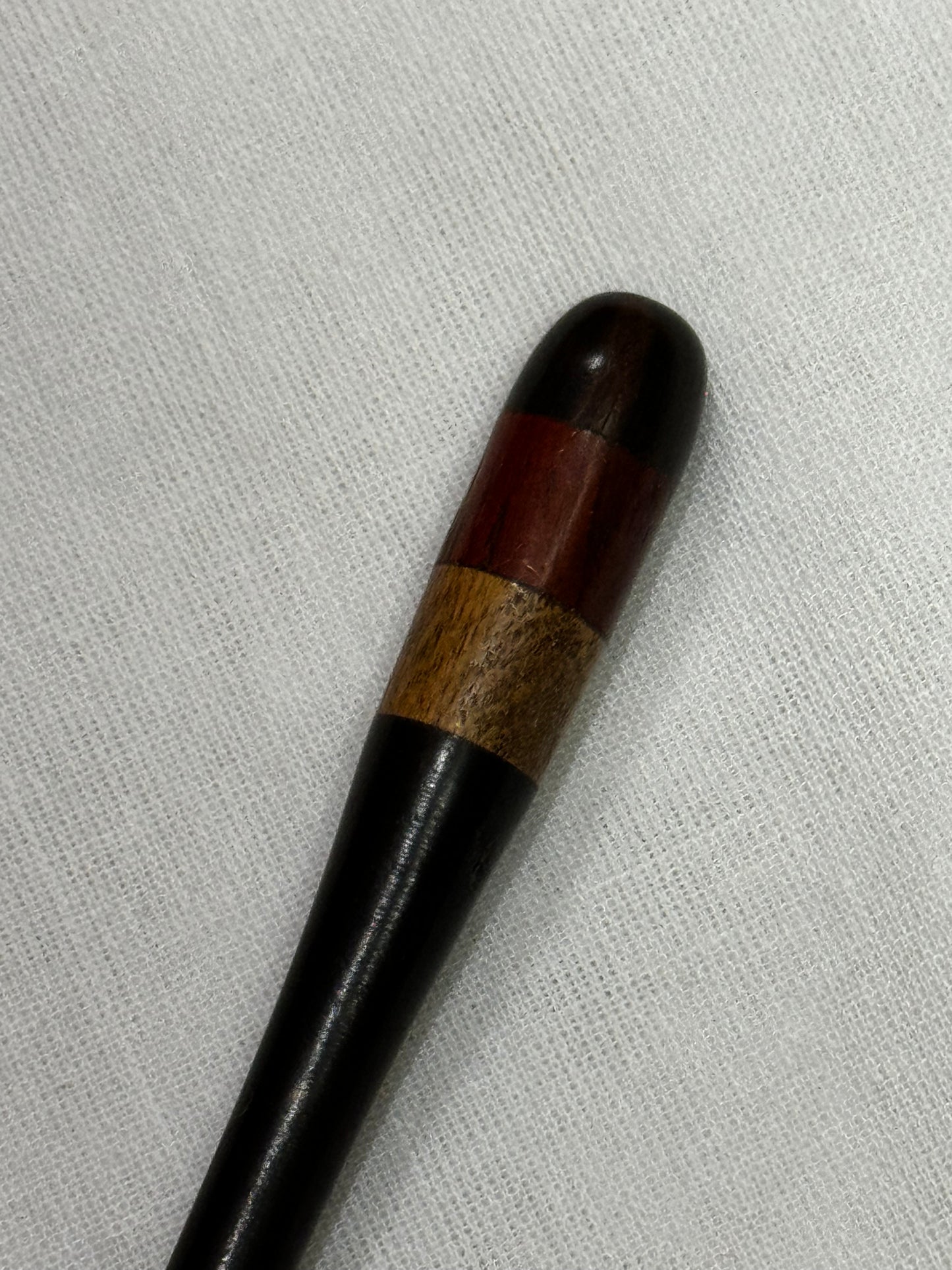 Hair bun pins handcrafted in wood