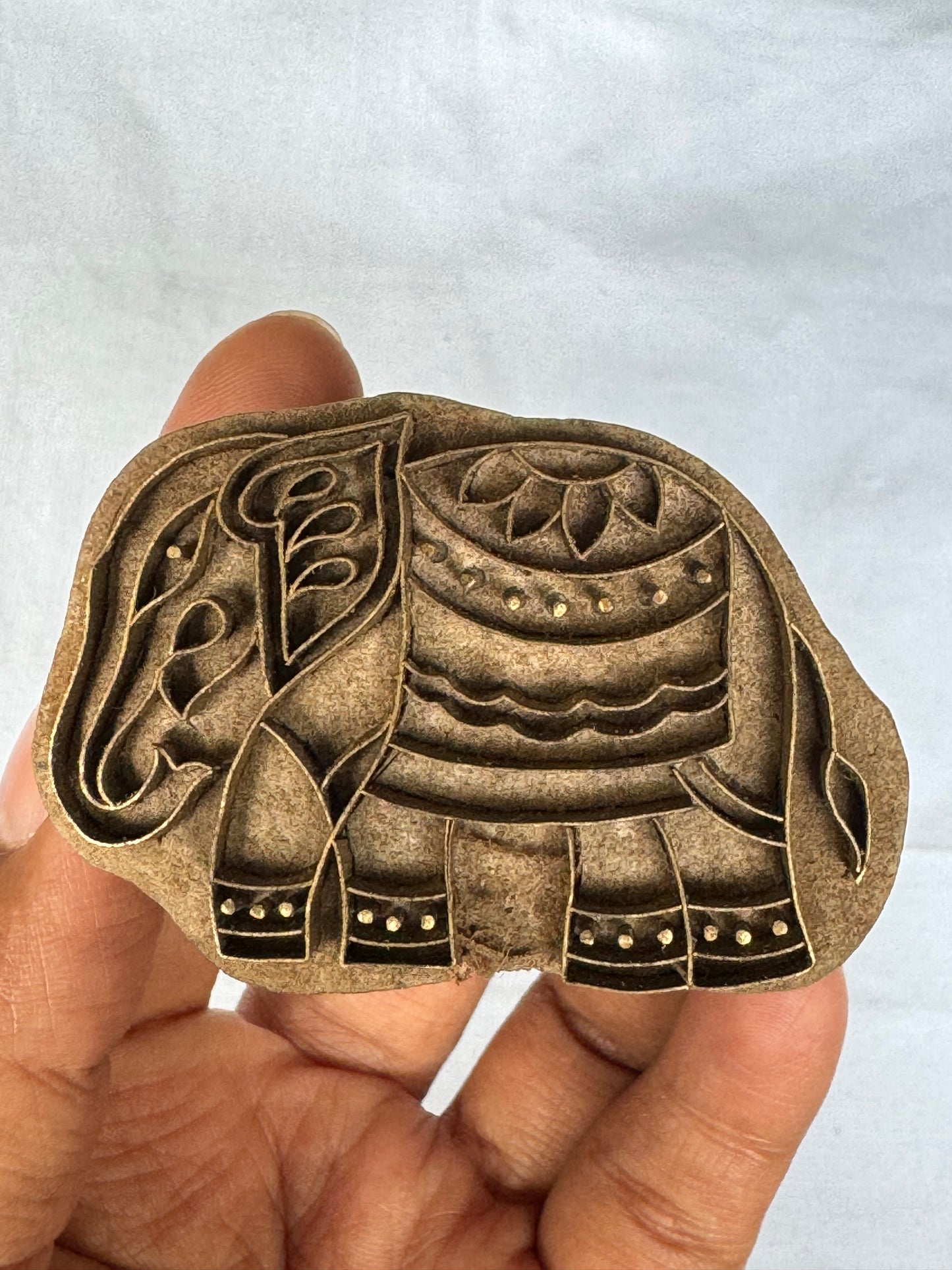 Cute brass blocks for printing and decor