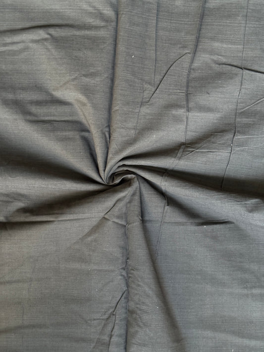 Black pure cotton handwoven Mangalagiri fabric