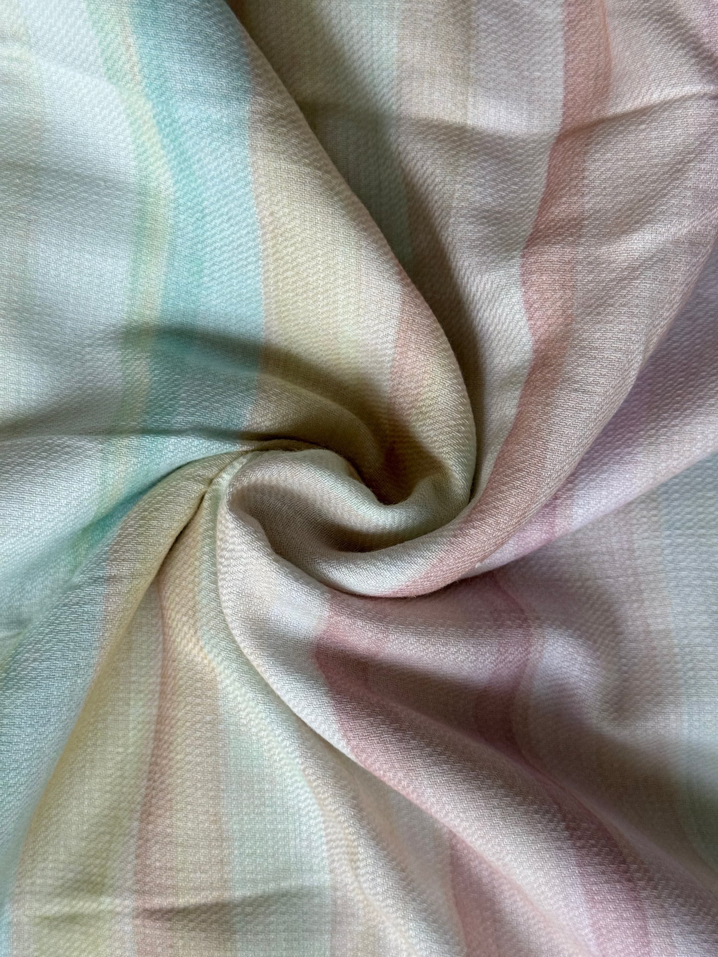 Digital printed cotton handwoven textured fabric