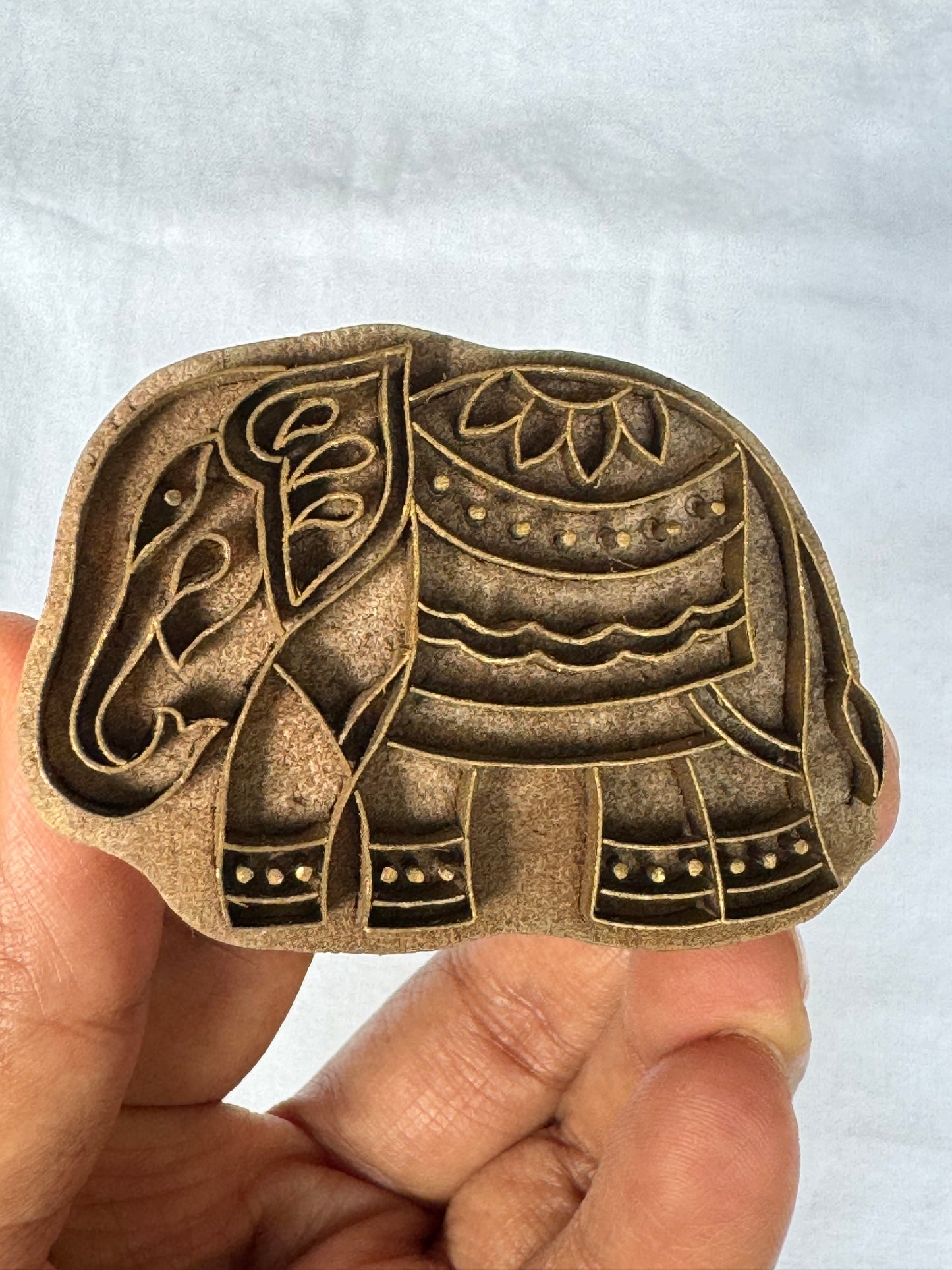 Cute brass blocks for printing and decor