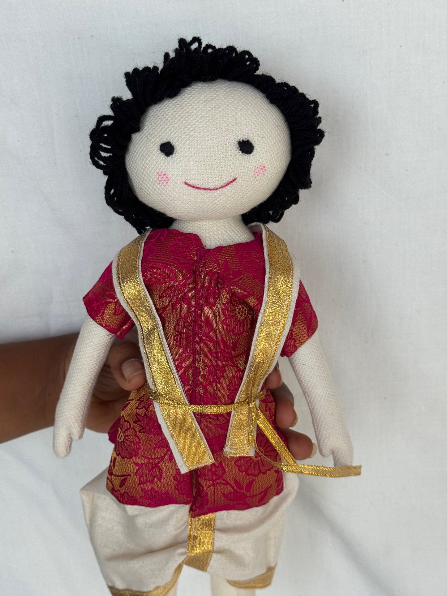 Cuddly handmade cotton desi look soft toys - click to see design options