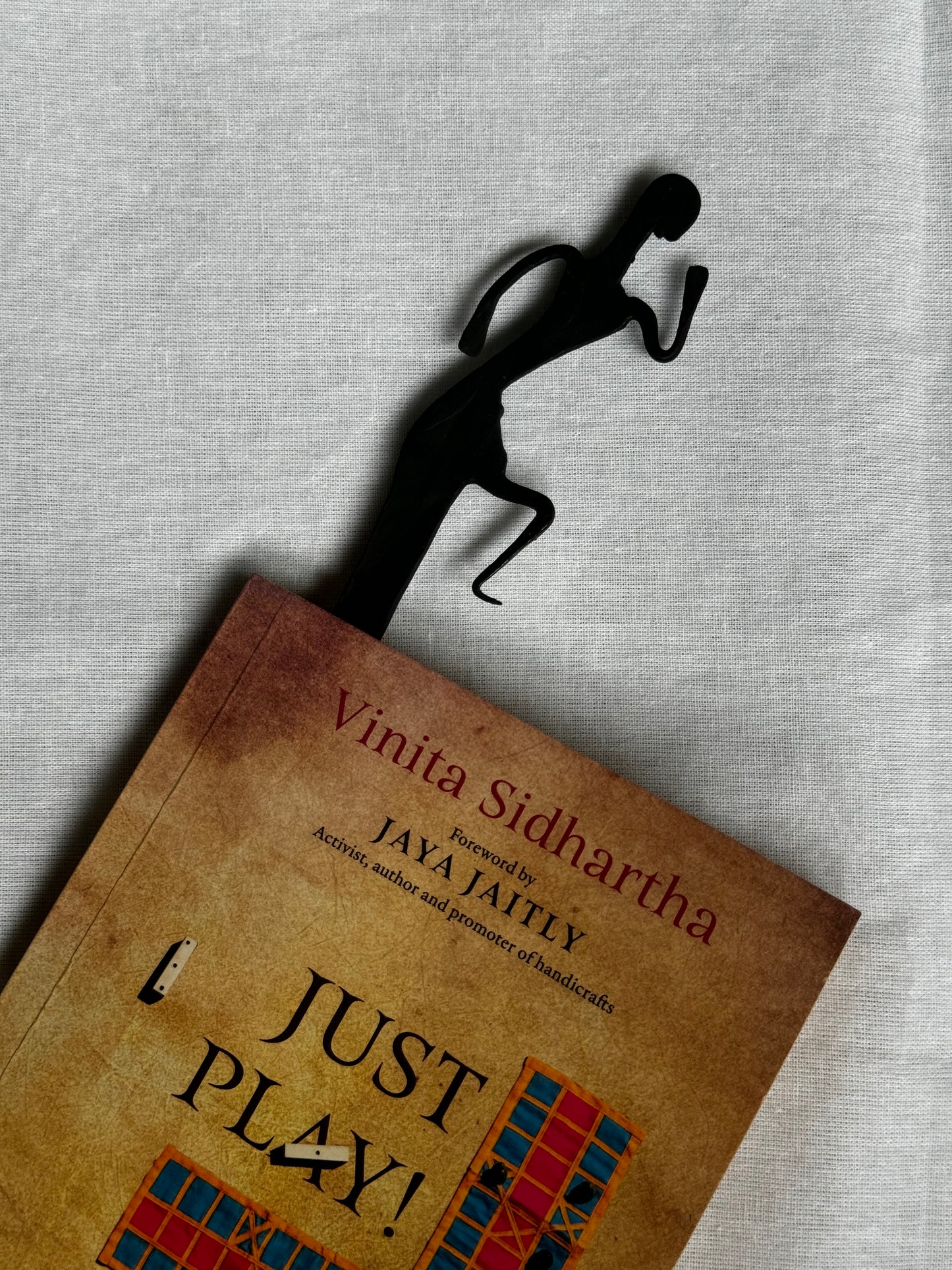 Quirky wrought iron handcrafted bookmark